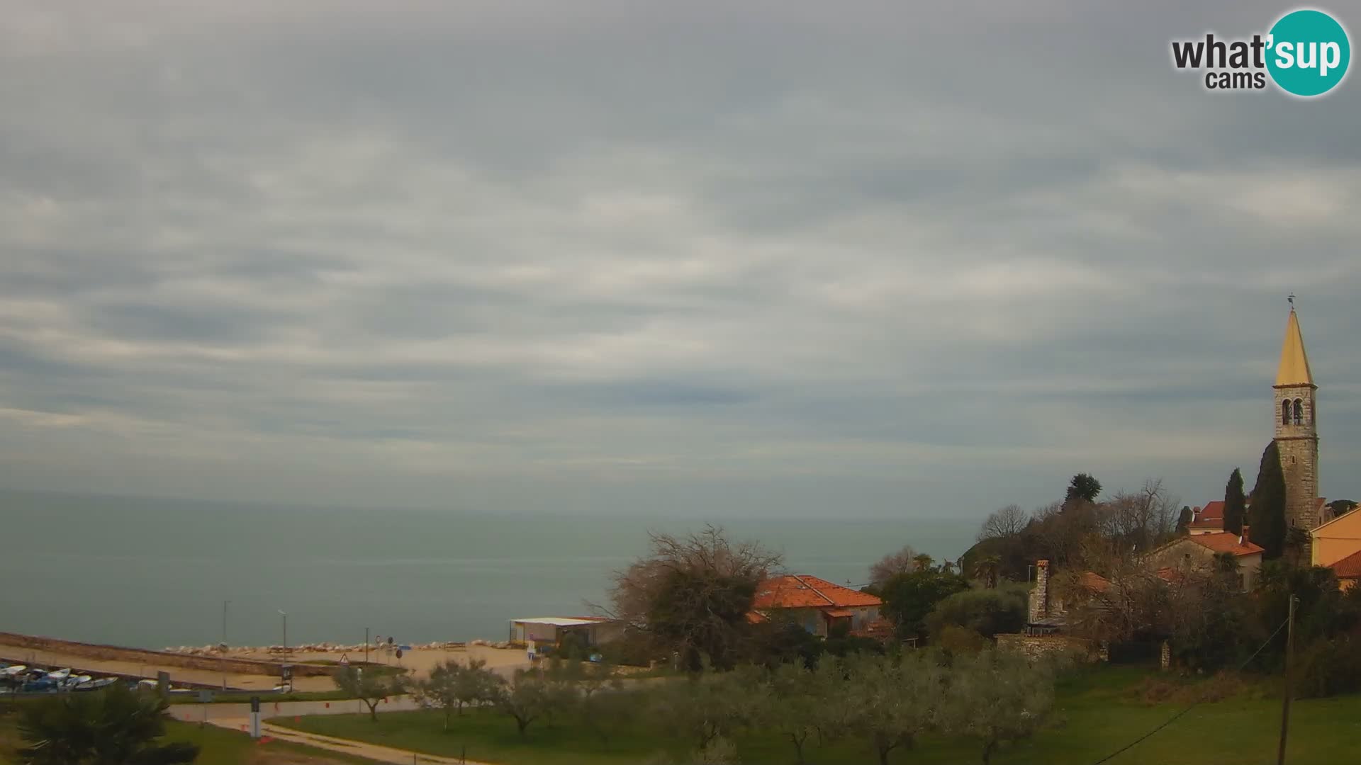 Umag Webcam en direct Lovrečica / San Lorenzo – Istrie – Croatie