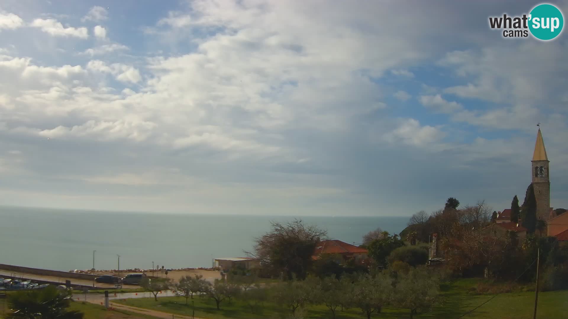 Umag Webcam en direct Lovrečica / San Lorenzo – Istrie – Croatie