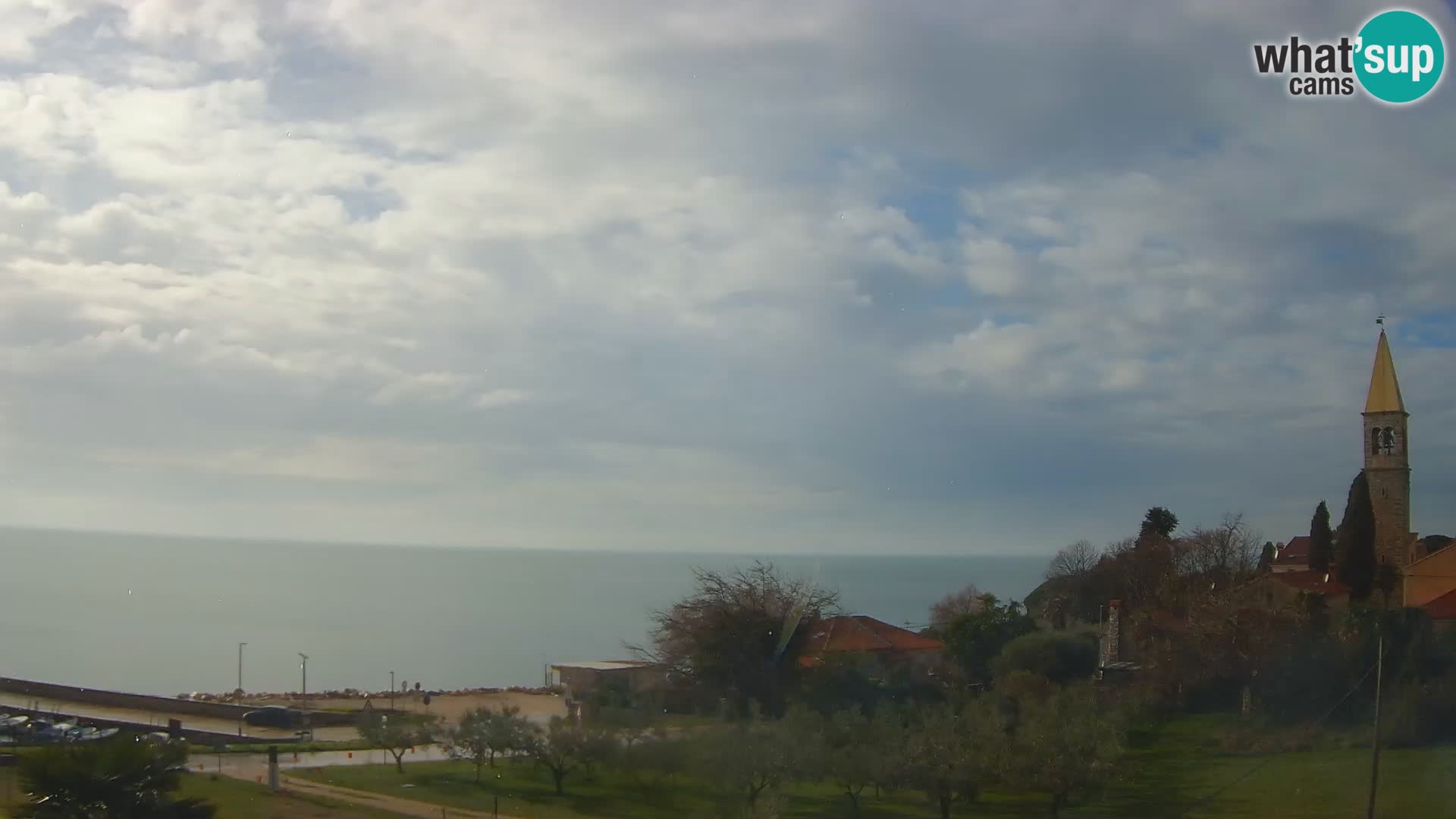 Umag Webcam en direct Lovrečica / San Lorenzo – Istrie – Croatie