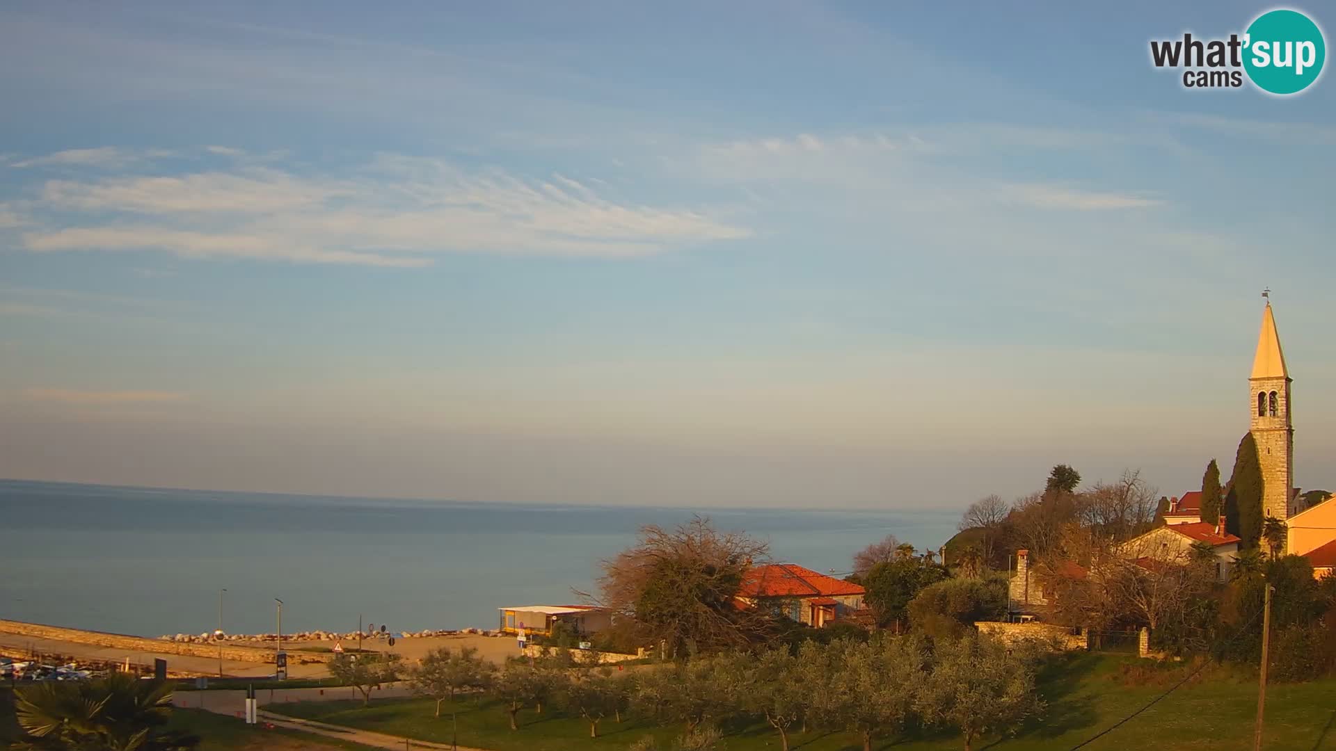 Umag Webcam en direct Lovrečica / San Lorenzo – Istrie – Croatie