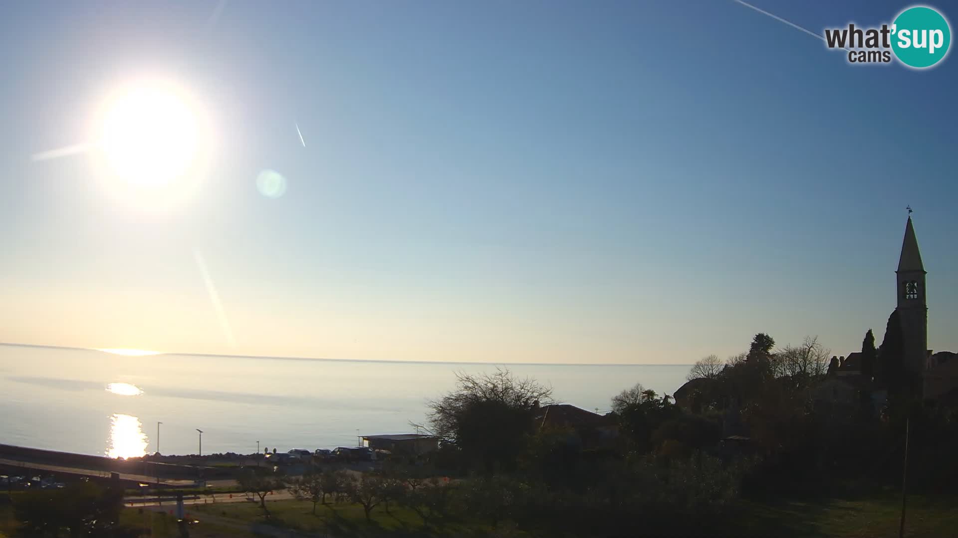 Umag Webcam en direct Lovrečica / San Lorenzo – Istrie – Croatie