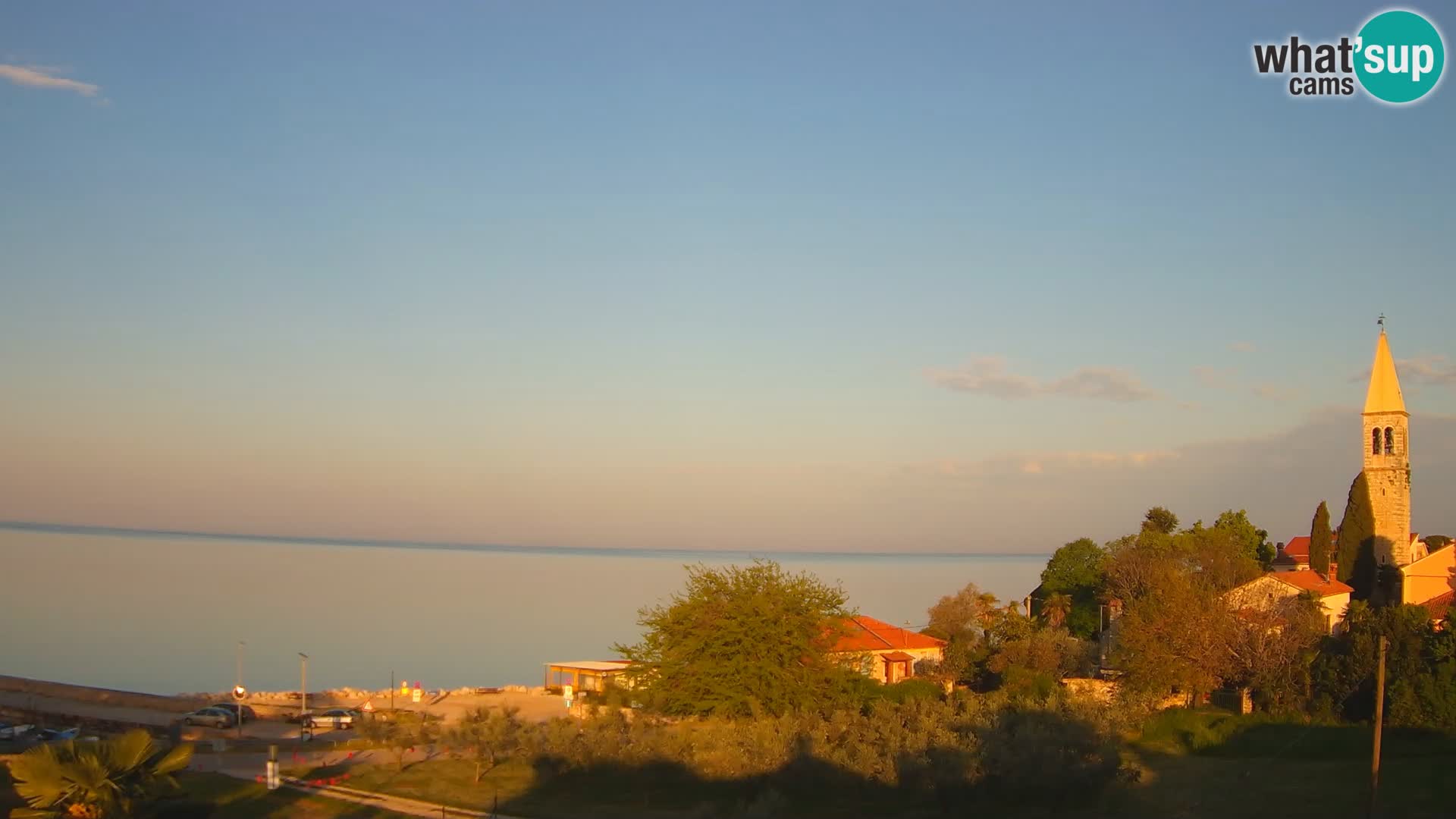 Umag Webcam en direct Lovrečica / San Lorenzo – Istrie – Croatie