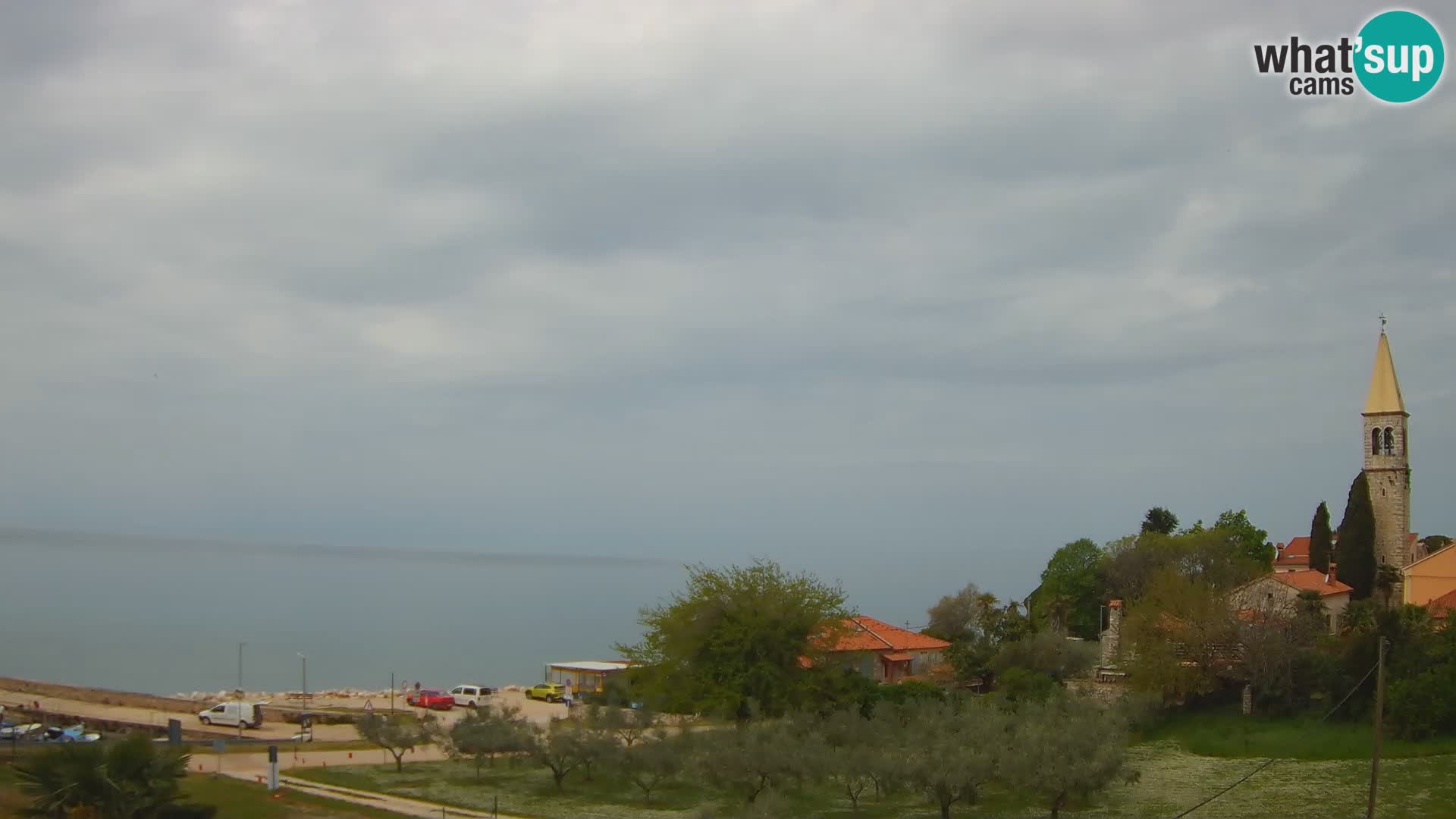 Umag Webcam en direct Lovrečica / San Lorenzo – Istrie – Croatie