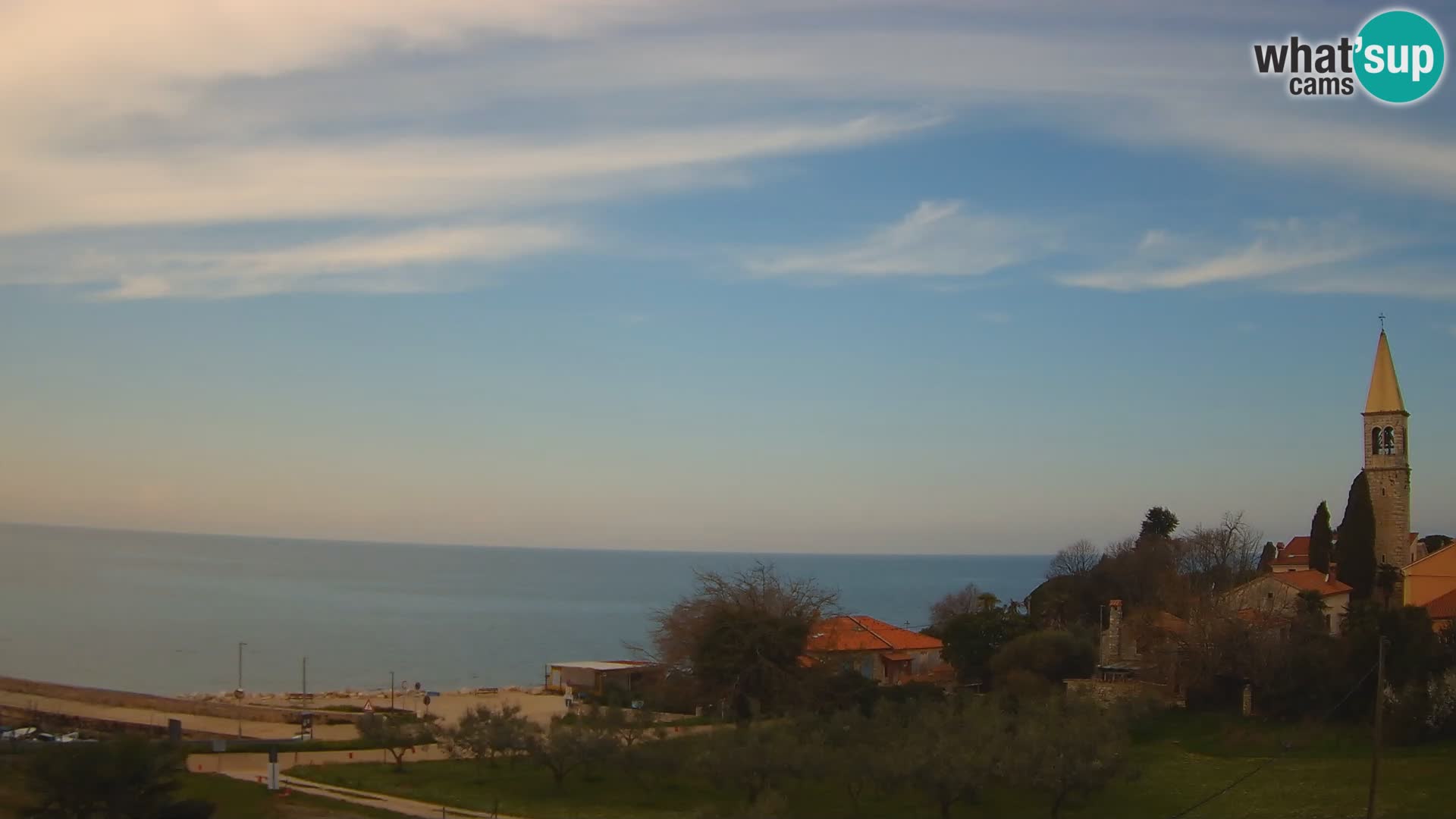 Umag Webcam en direct Lovrečica / San Lorenzo – Istrie – Croatie