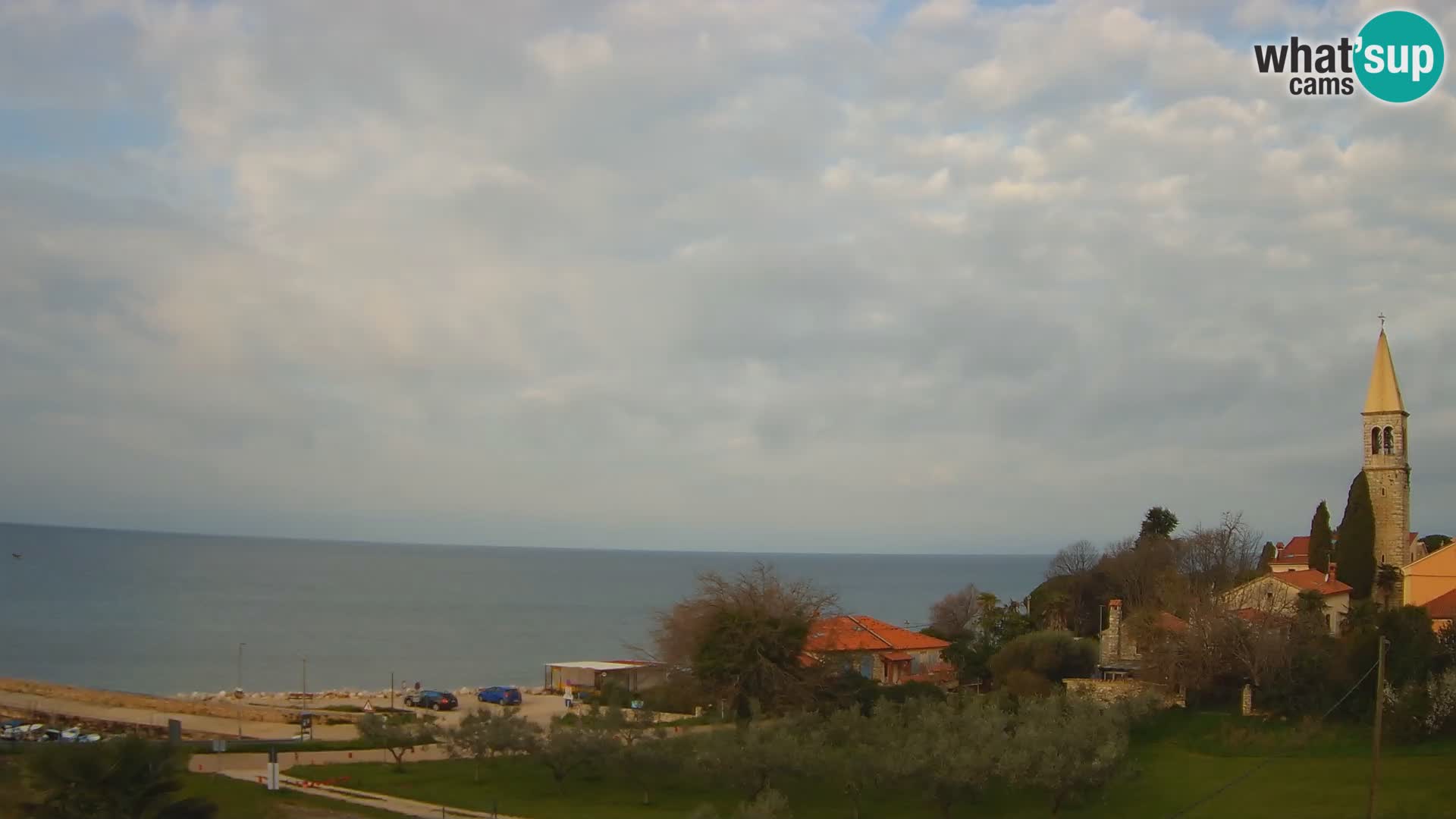 Umag Webcam en direct Lovrečica / San Lorenzo – Istrie – Croatie