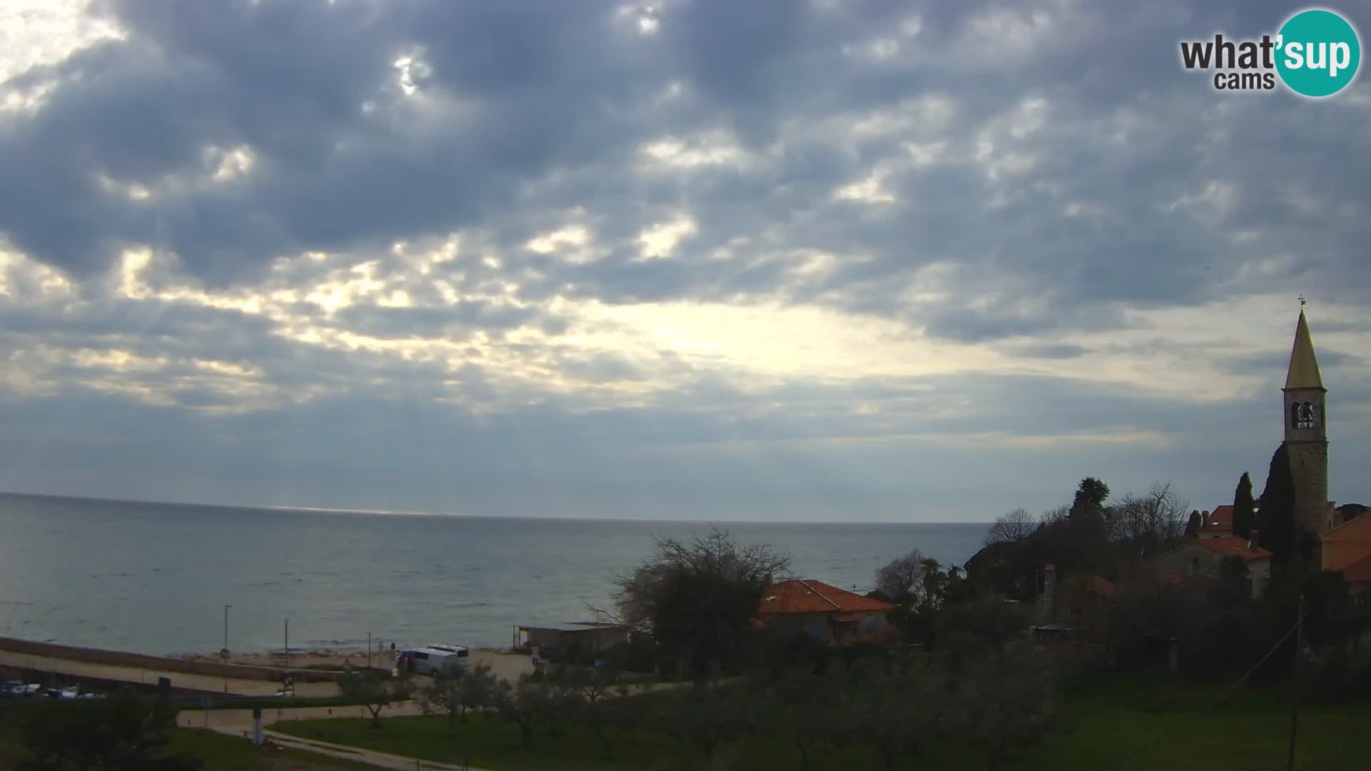 Umag Webcam en direct Lovrečica / San Lorenzo – Istrie – Croatie