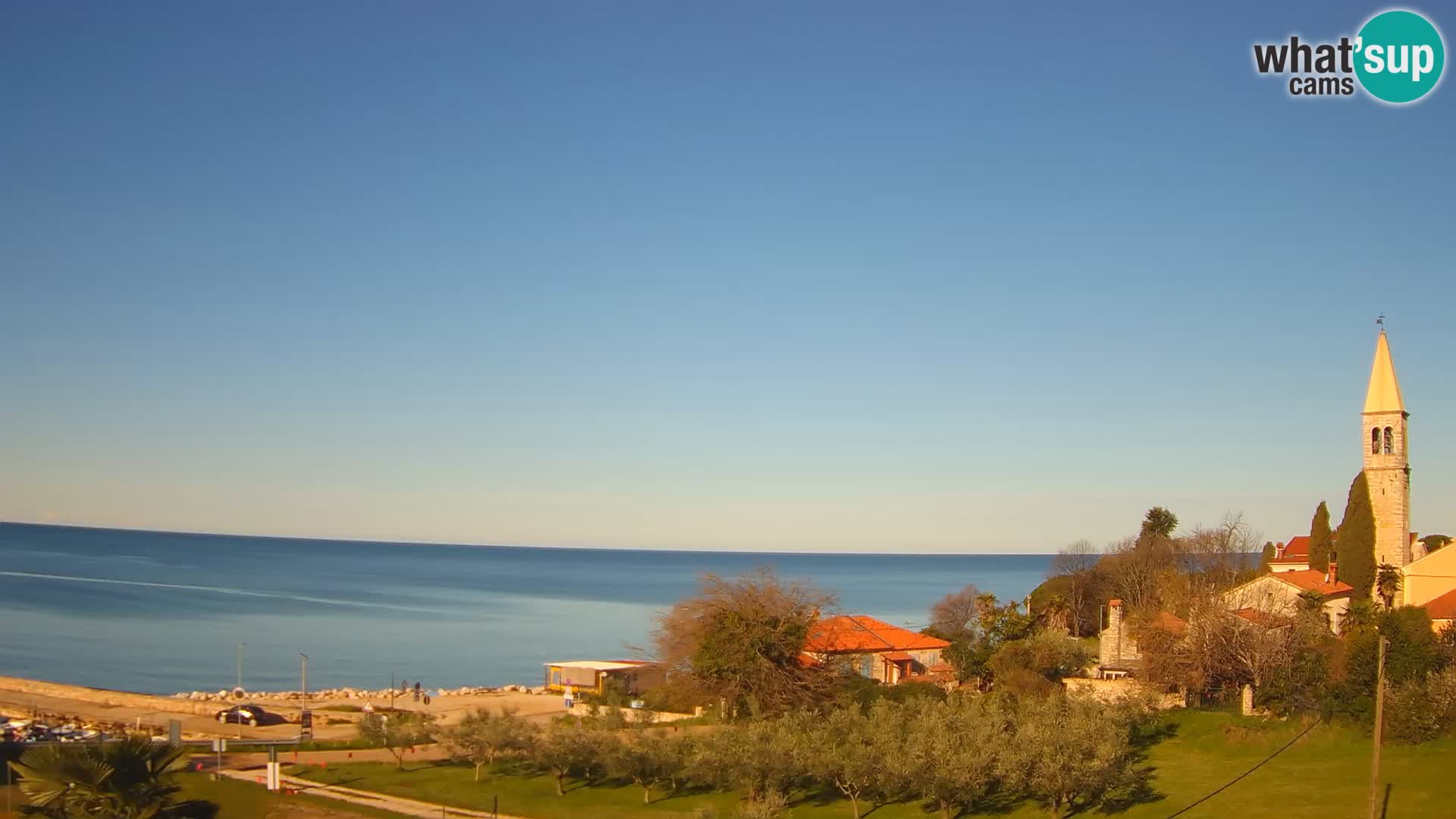 Umag Webcam en direct Lovrečica / San Lorenzo – Istrie – Croatie