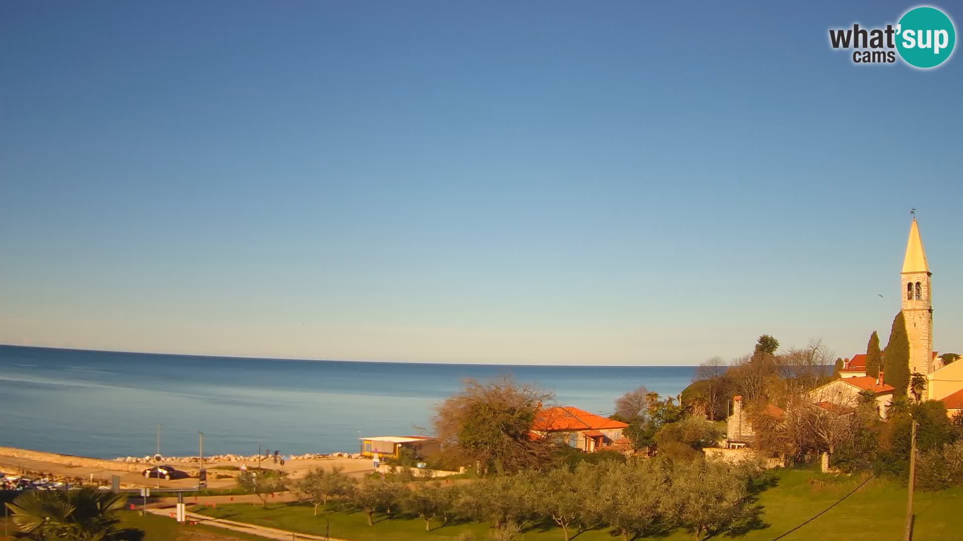 Umag spletna kamera Lovrečica – Istra – Hrvaška