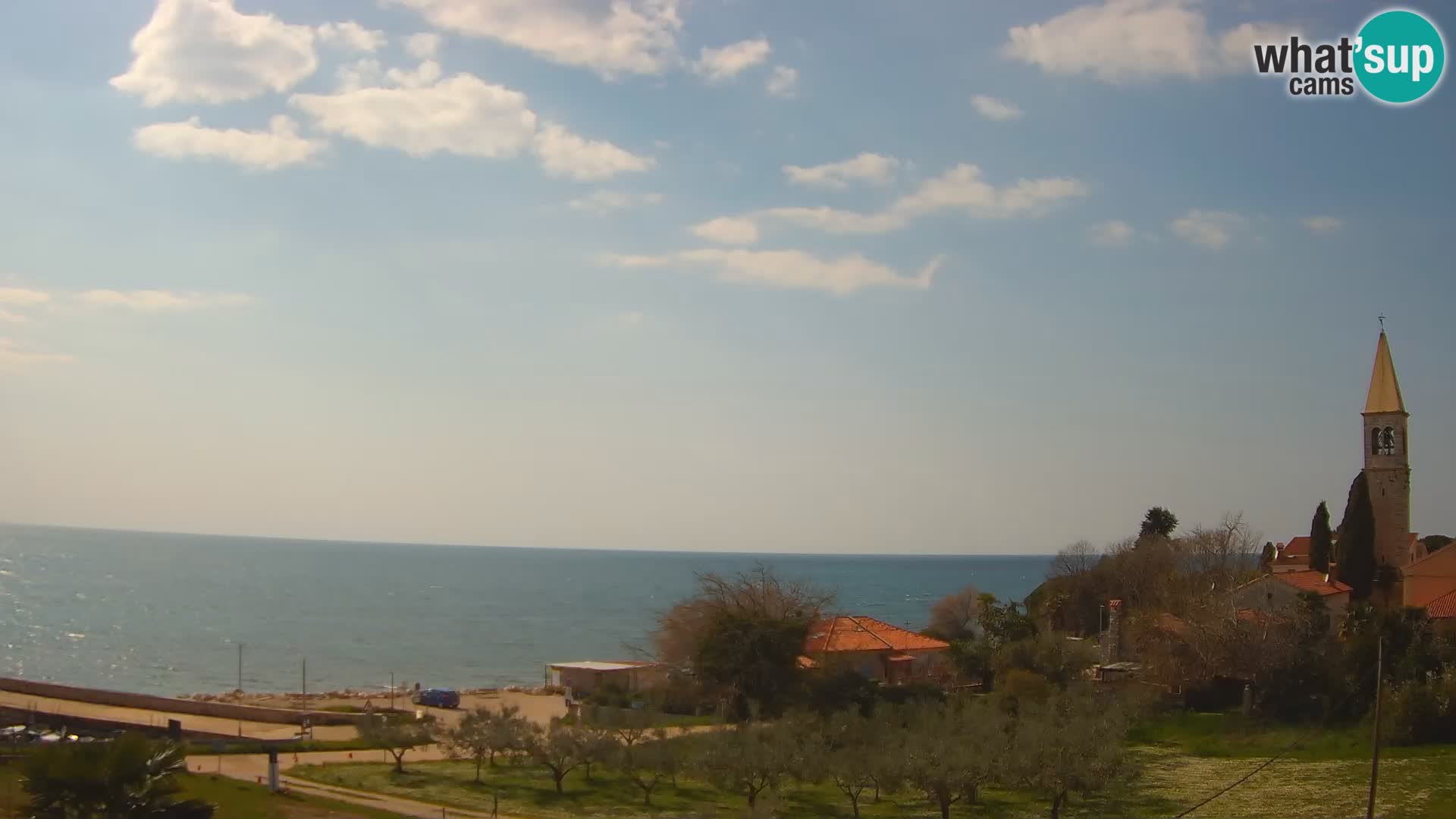 Umag Webcam en direct Lovrečica / San Lorenzo – Istrie – Croatie