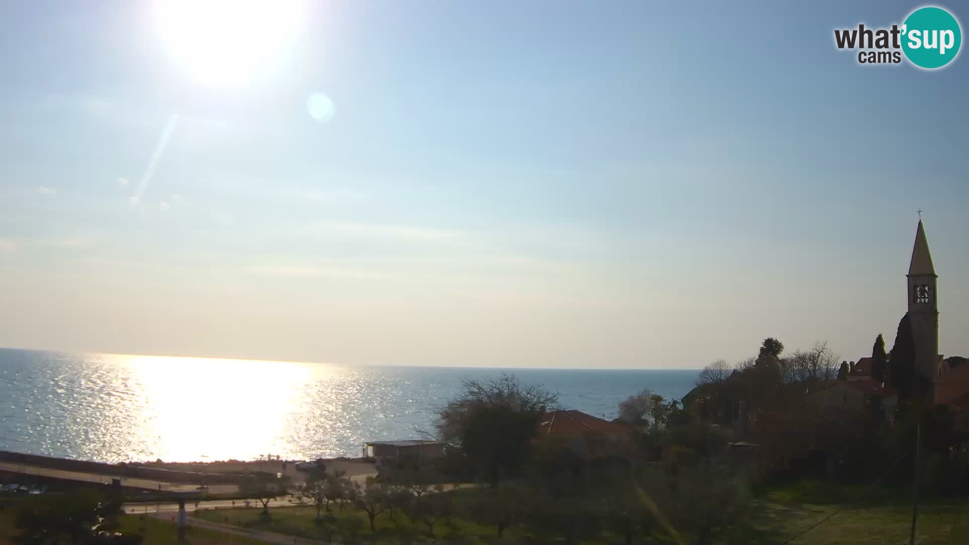 Umag Webcam uživo Lovrečica / San Lorenzo – Istra – Hrvatska