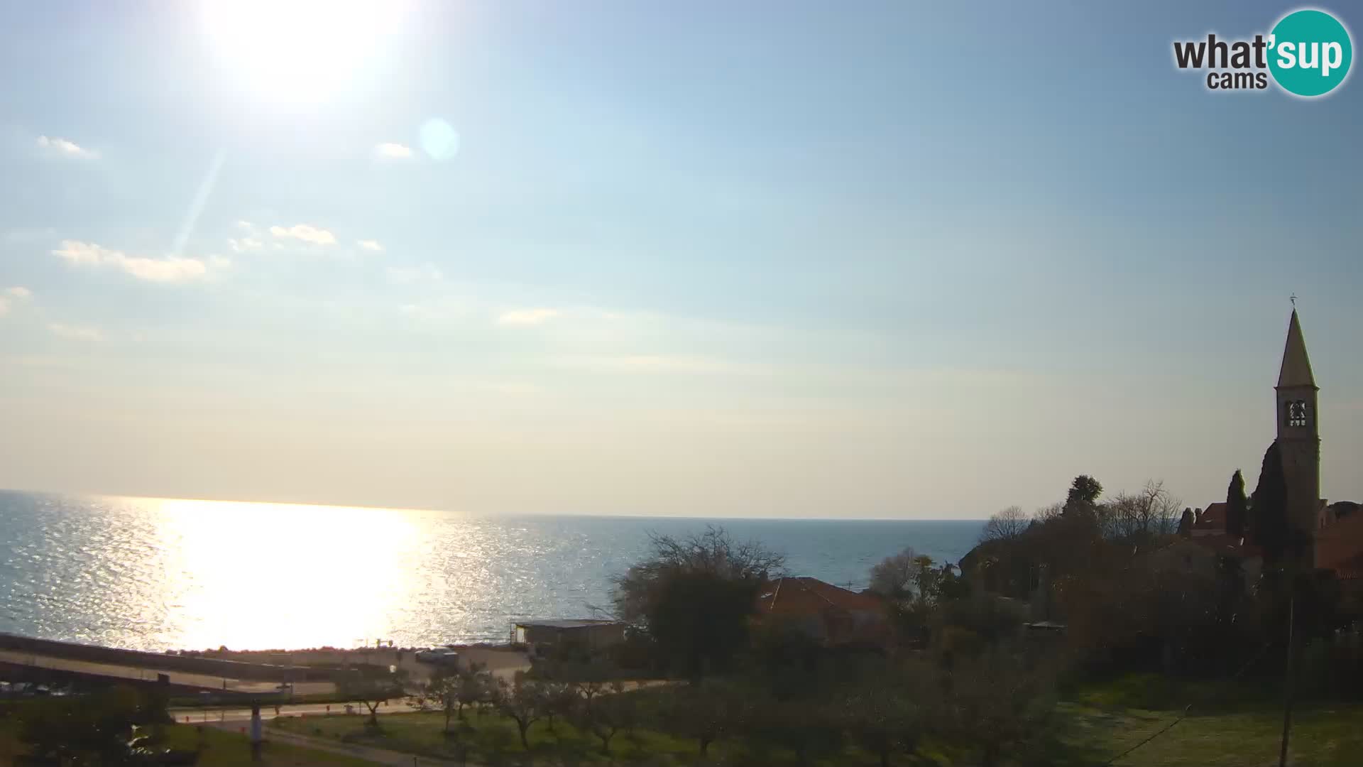 Umag Webcam en direct Lovrečica / San Lorenzo – Istrie – Croatie