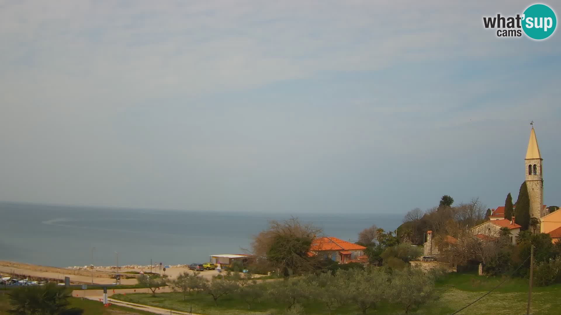 Umag Webcam en direct Lovrečica / San Lorenzo – Istrie – Croatie
