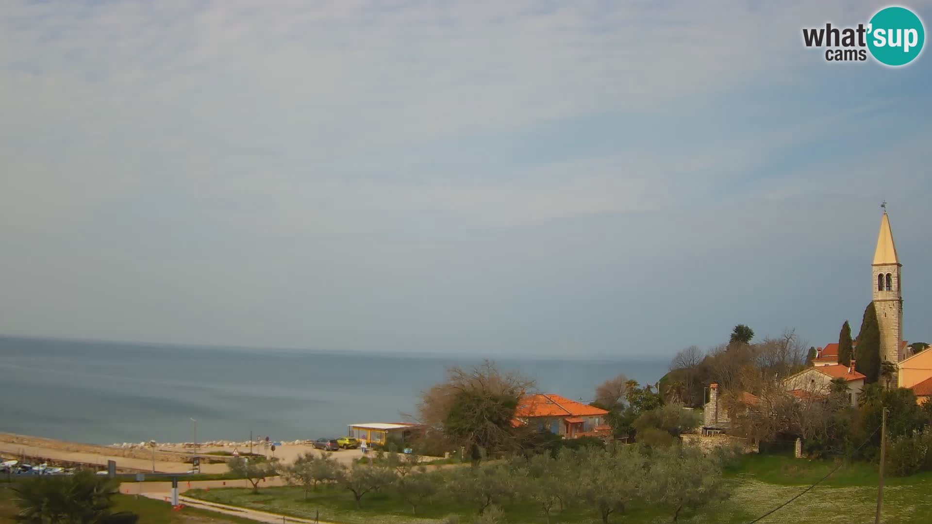 Umag Webcam uživo Lovrečica / San Lorenzo – Istra – Hrvatska
