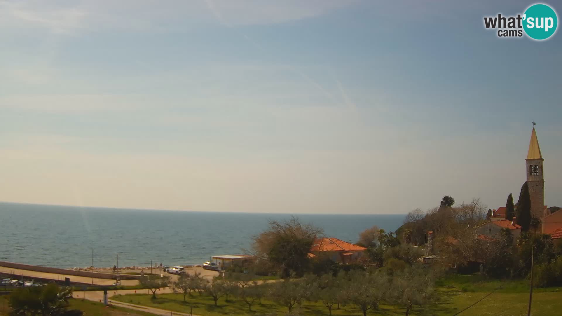 Umag Webcam en direct Lovrečica / San Lorenzo – Istrie – Croatie