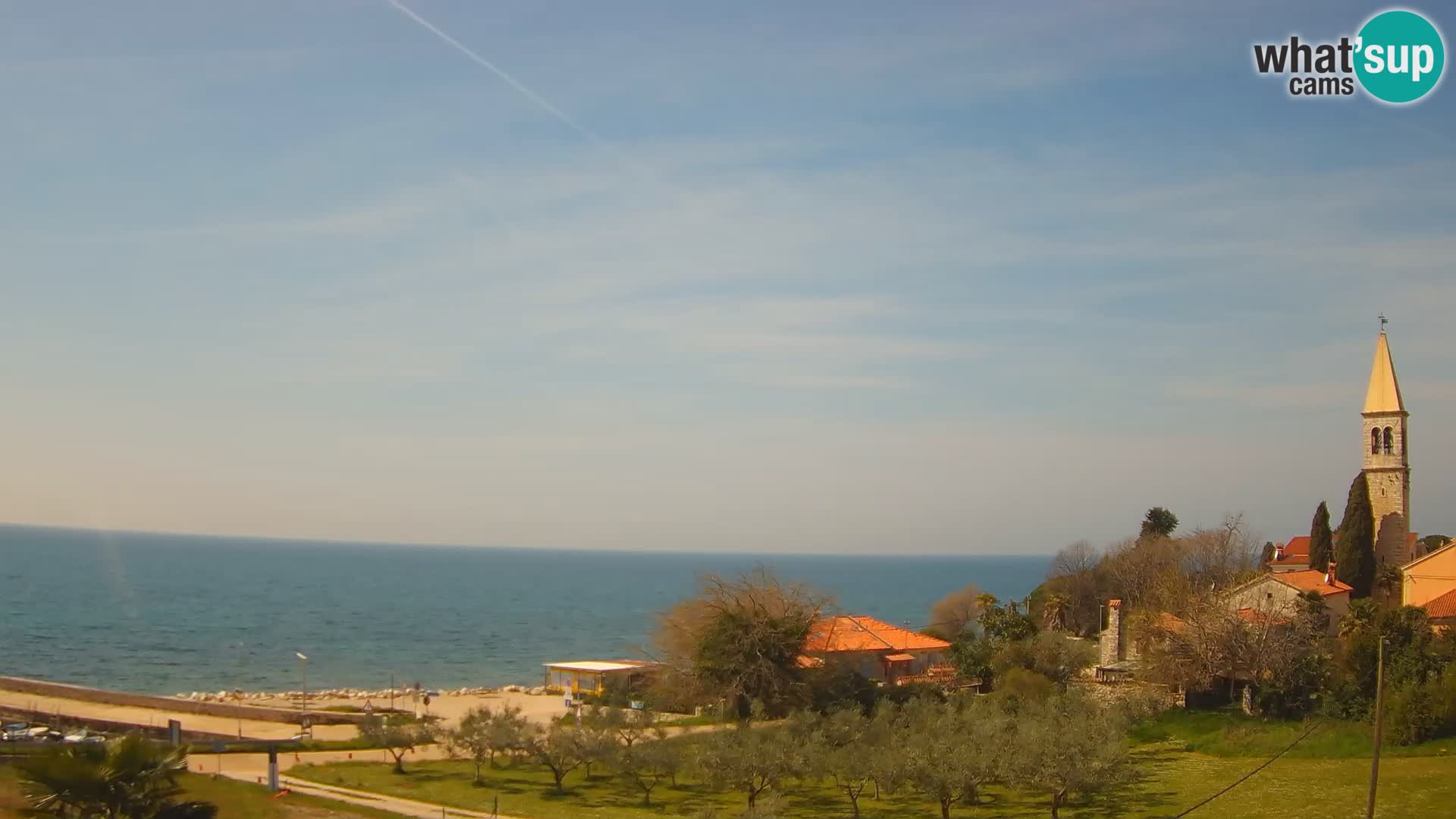 Umag Webcam uživo Lovrečica / San Lorenzo – Istra – Hrvatska