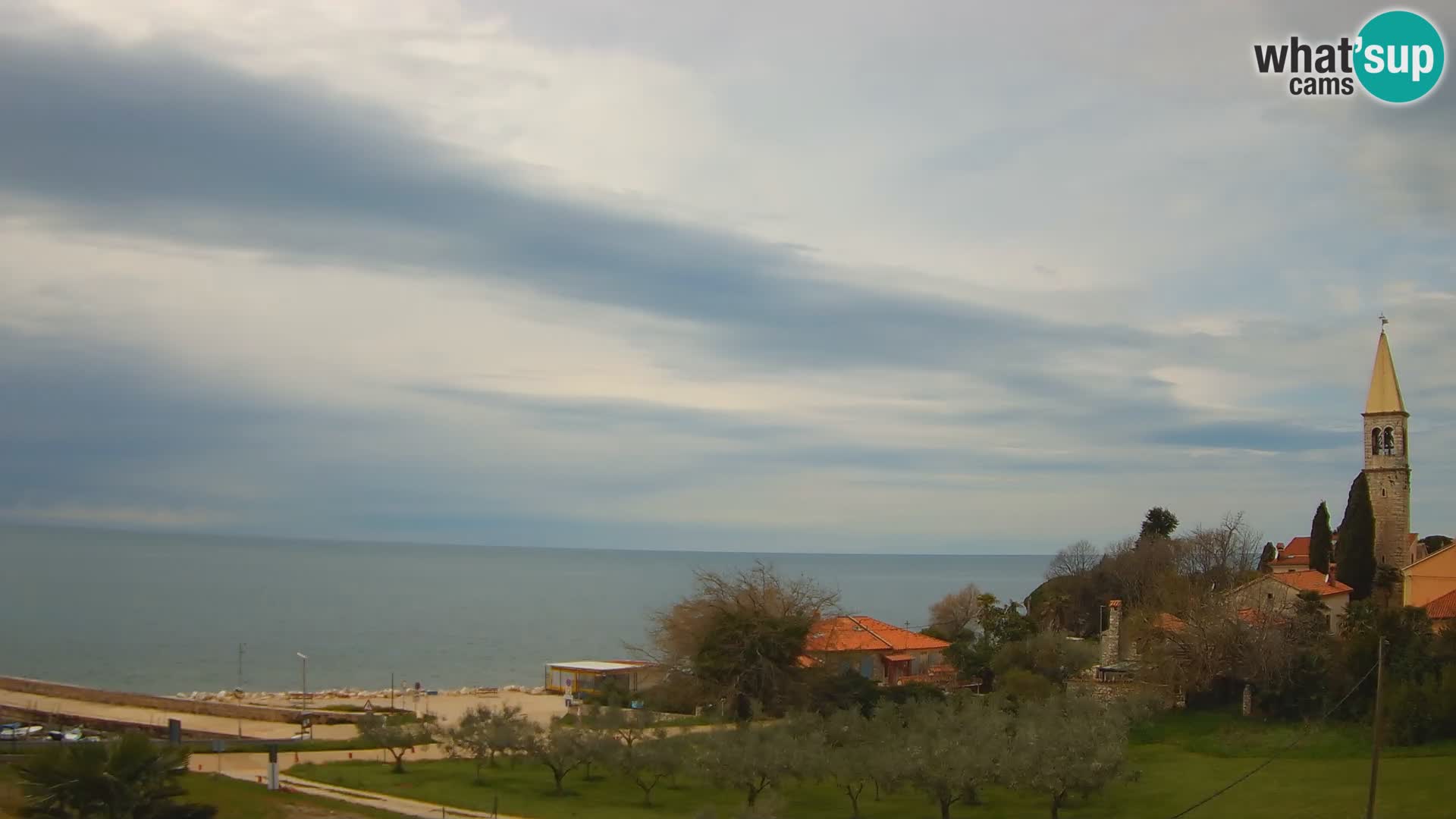 Umag Webcam en direct Lovrečica / San Lorenzo – Istrie – Croatie