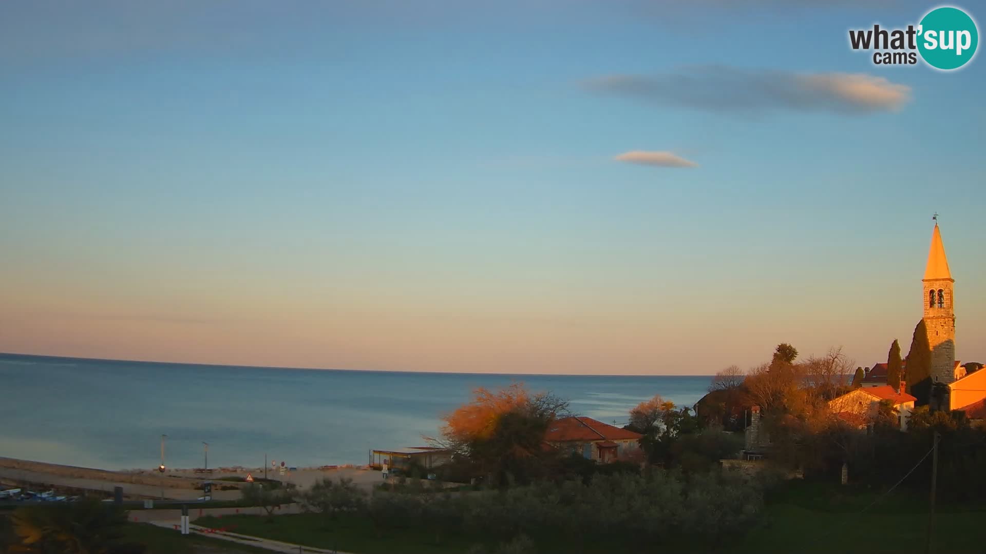 Umag spletna kamera Lovrečica – Istra – Hrvaška