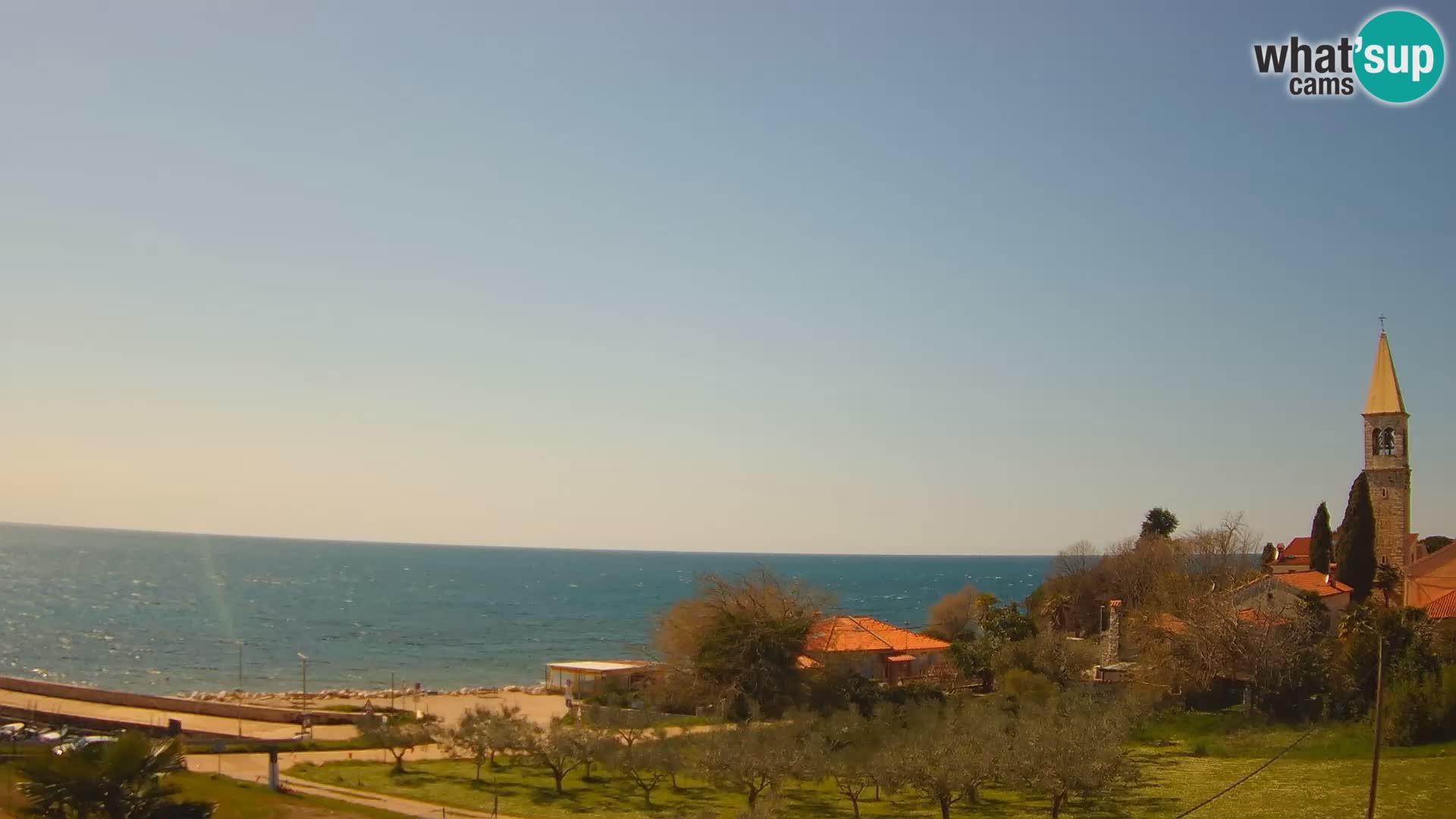 Umag Webcam uživo Lovrečica / San Lorenzo – Istra – Hrvatska