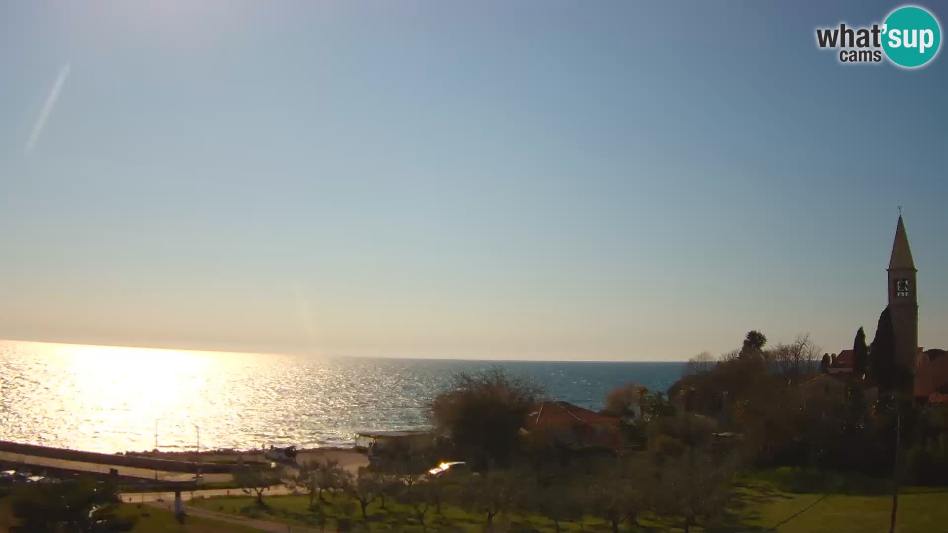 Umag Webcam uživo Lovrečica / San Lorenzo – Istra – Hrvatska