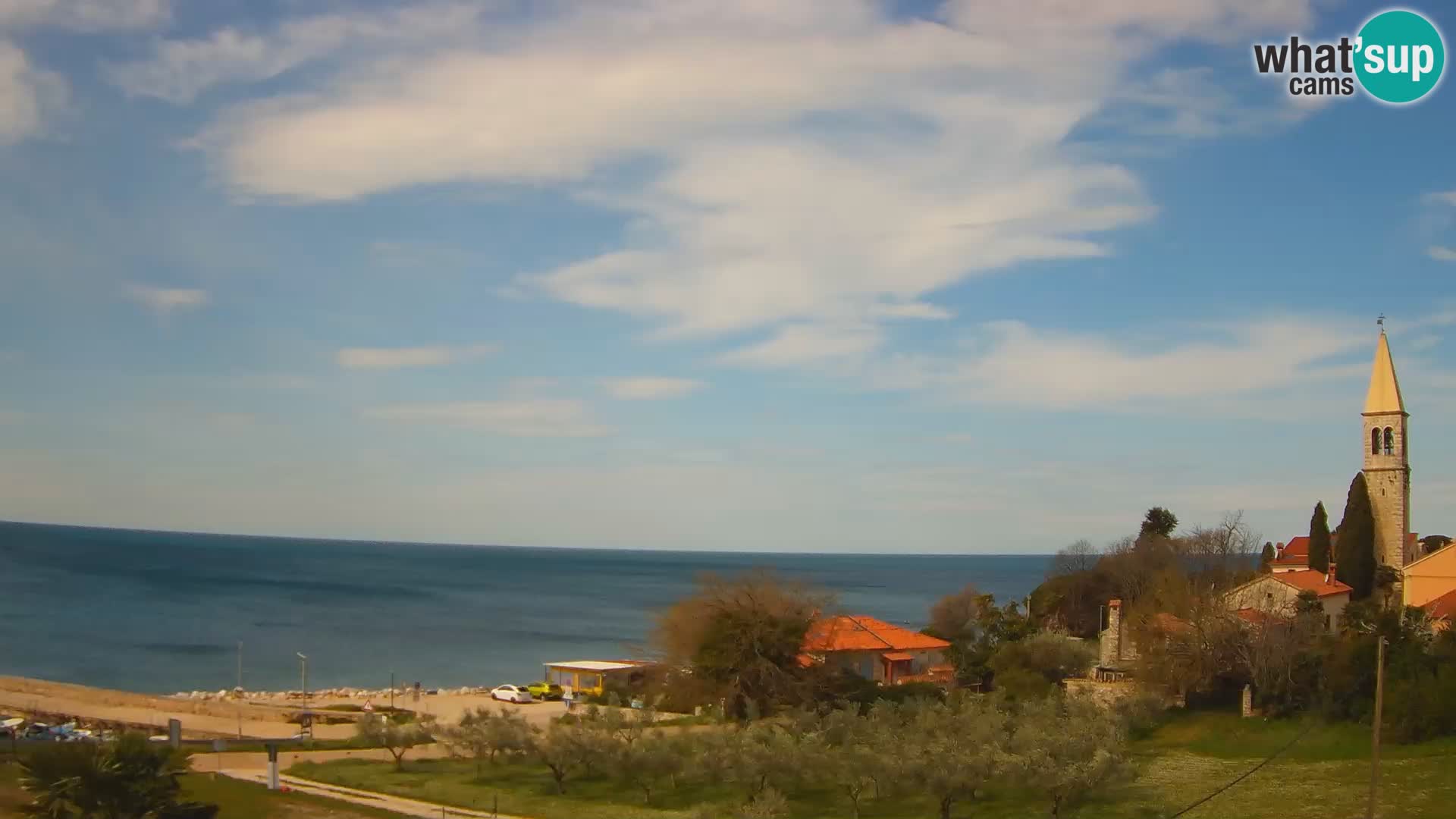 Umag Webcam uživo Lovrečica / San Lorenzo – Istra – Hrvatska