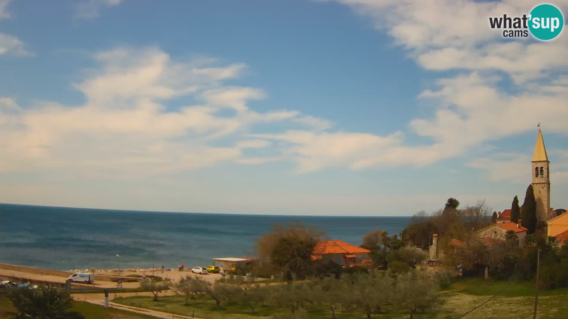 Umag spletna kamera Lovrečica – Istra – Hrvaška