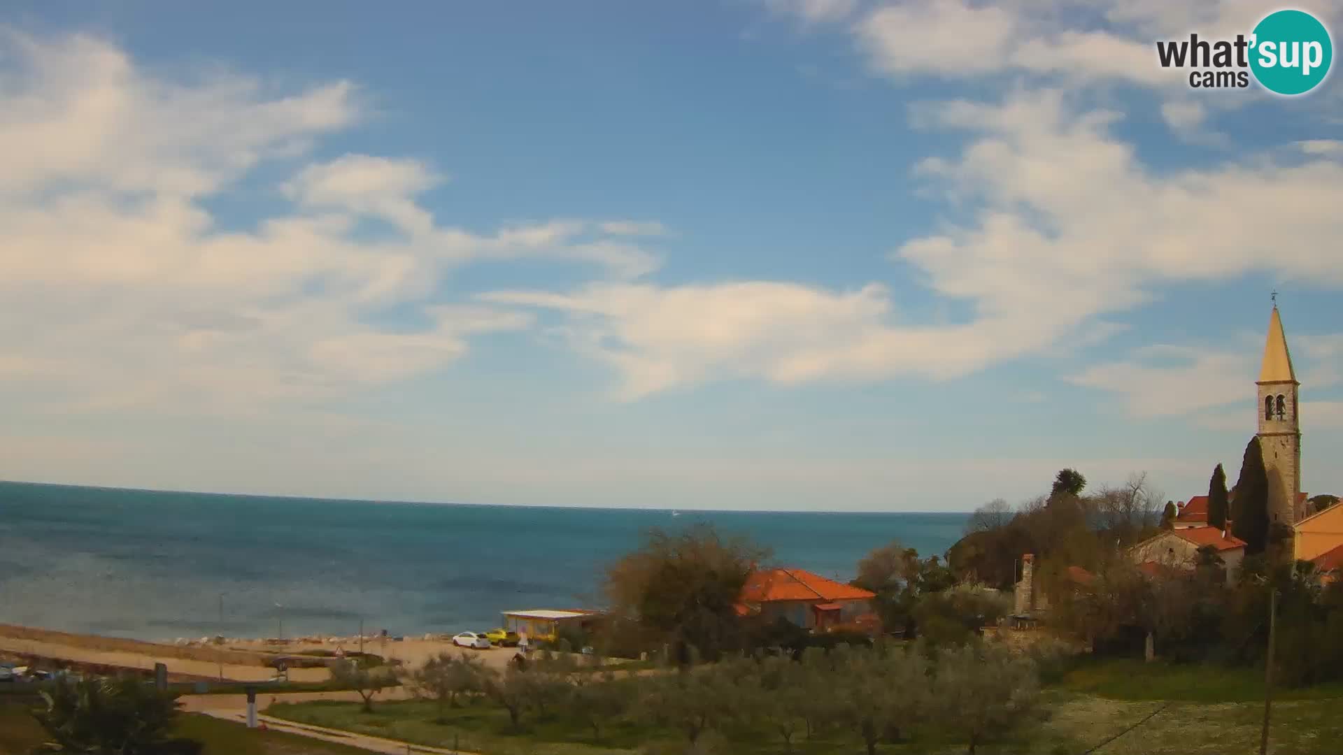 Umag Webcam uživo Lovrečica / San Lorenzo – Istra – Hrvatska