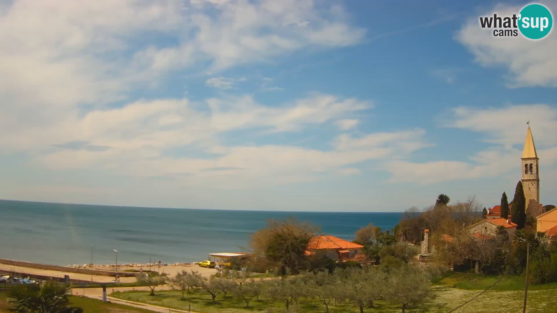 Umag Webcam uživo Lovrečica / San Lorenzo – Istra – Hrvatska
