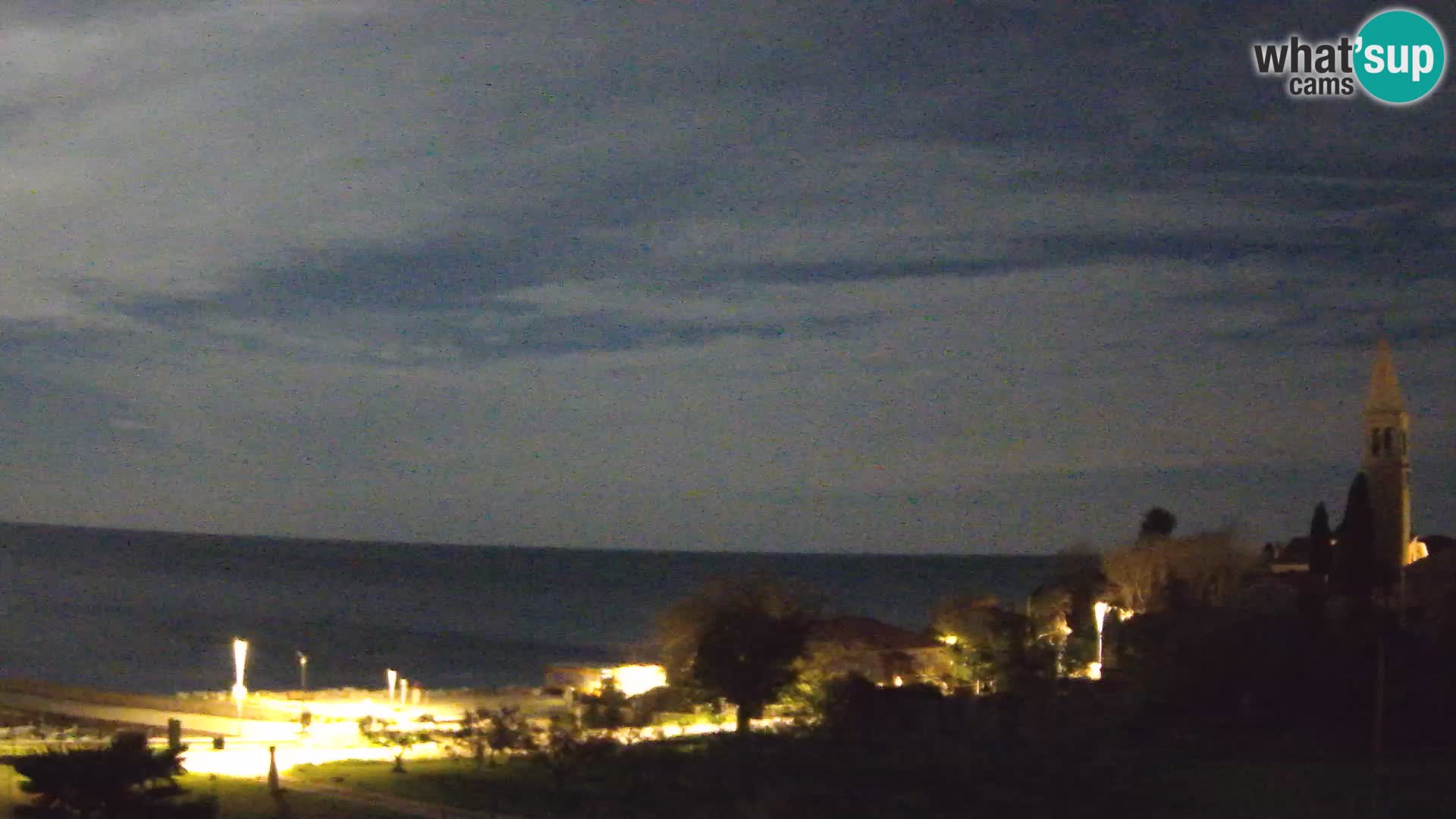 Umag Webcam en direct Lovrečica / San Lorenzo – Istrie – Croatie