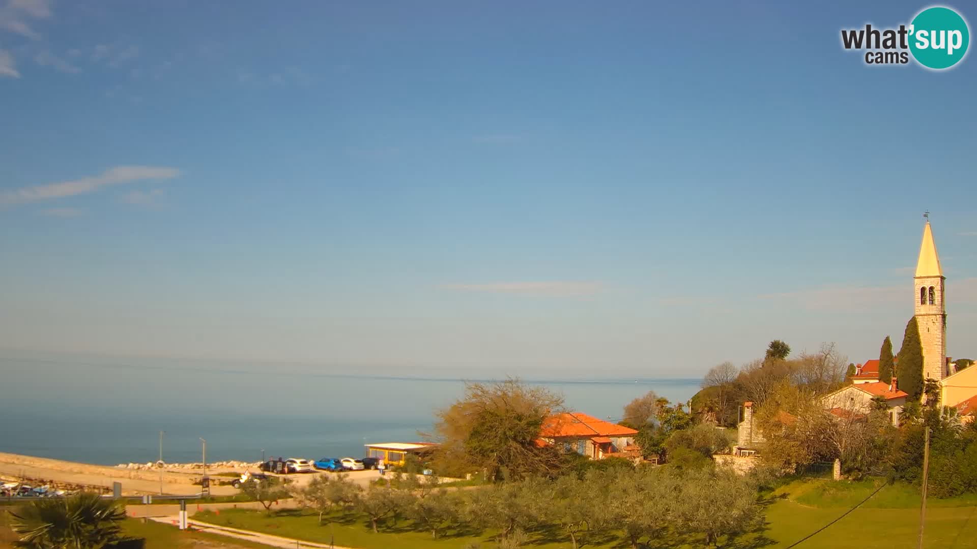 Umag Webcam en direct Lovrečica / San Lorenzo – Istrie – Croatie