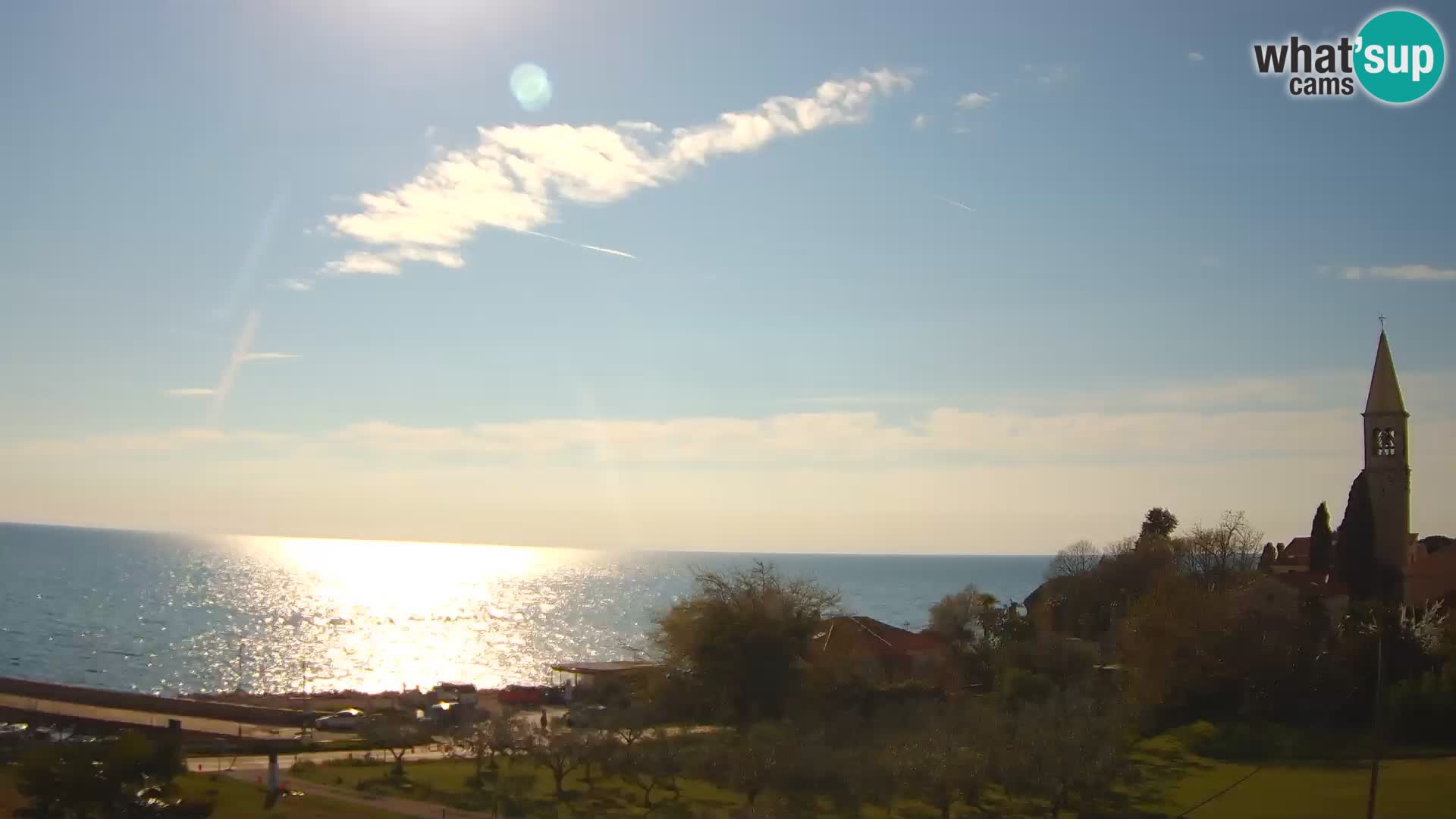 Umag spletna kamera Lovrečica – Istra – Hrvaška