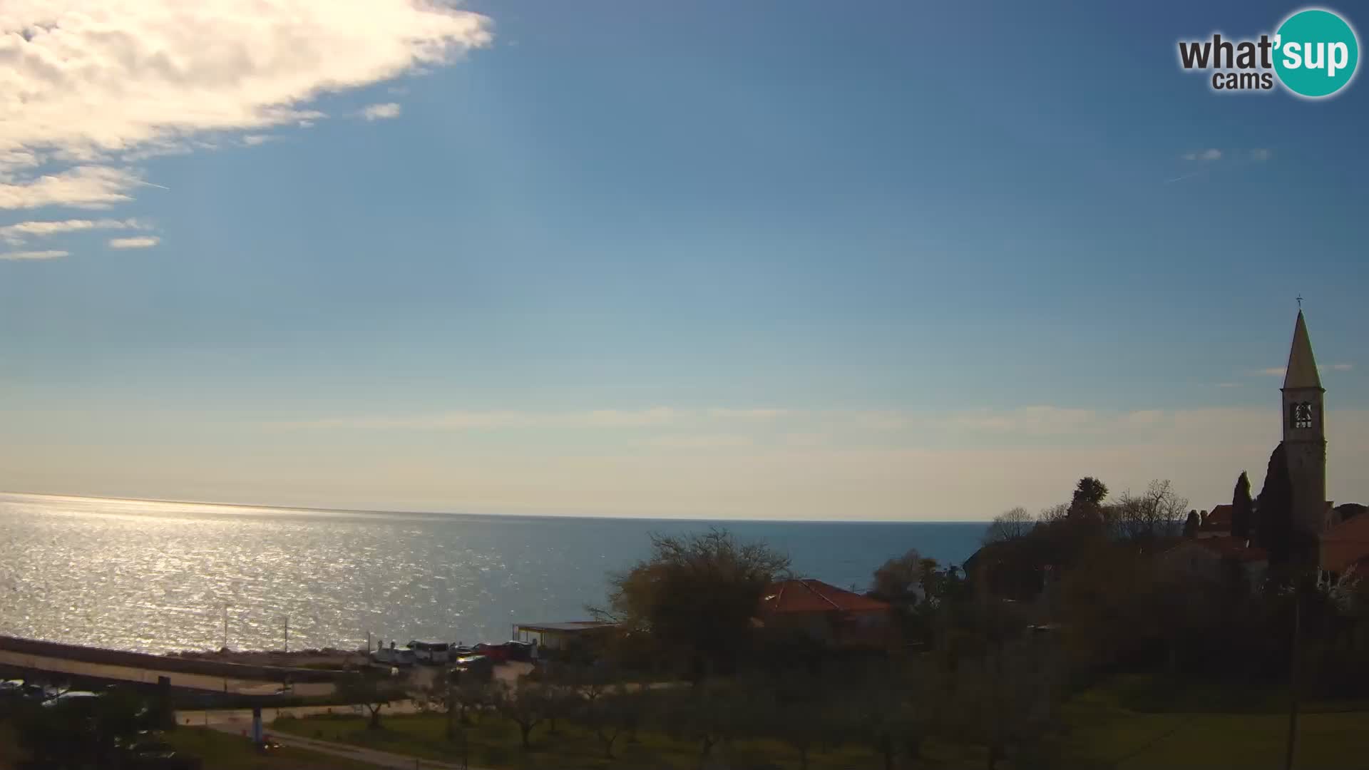 Umag Webcam en direct Lovrečica / San Lorenzo – Istrie – Croatie