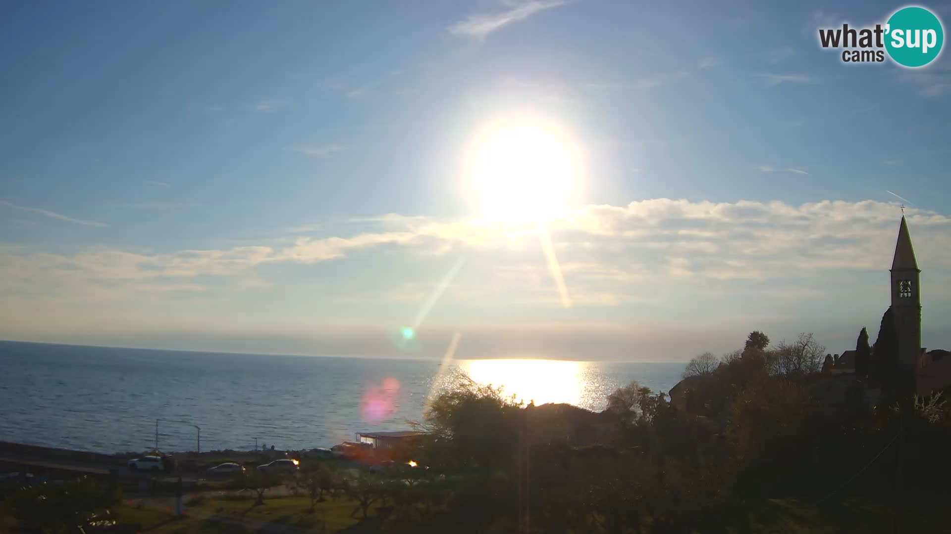 Umag Webcam en direct Lovrečica / San Lorenzo – Istrie – Croatie