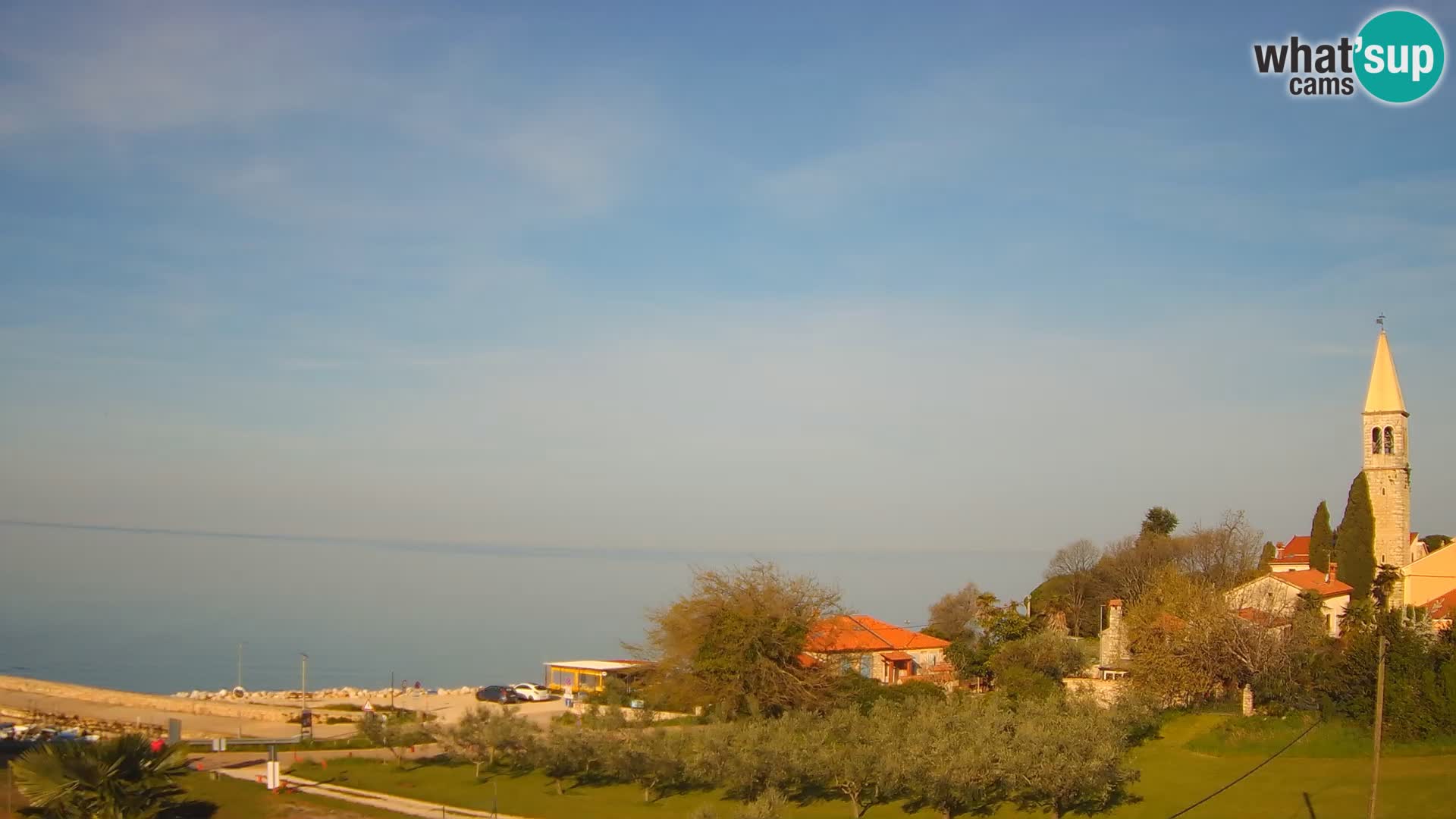 Umag spletna kamera Lovrečica – Istra – Hrvaška