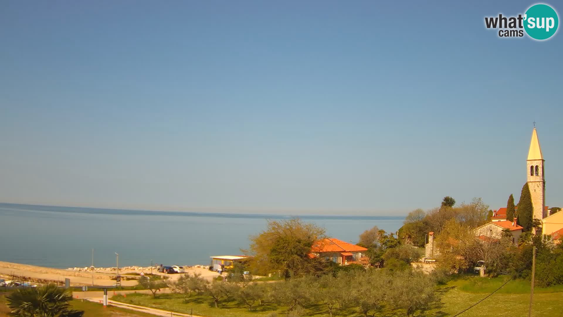 Umag Webcam uživo Lovrečica / San Lorenzo – Istra – Hrvatska