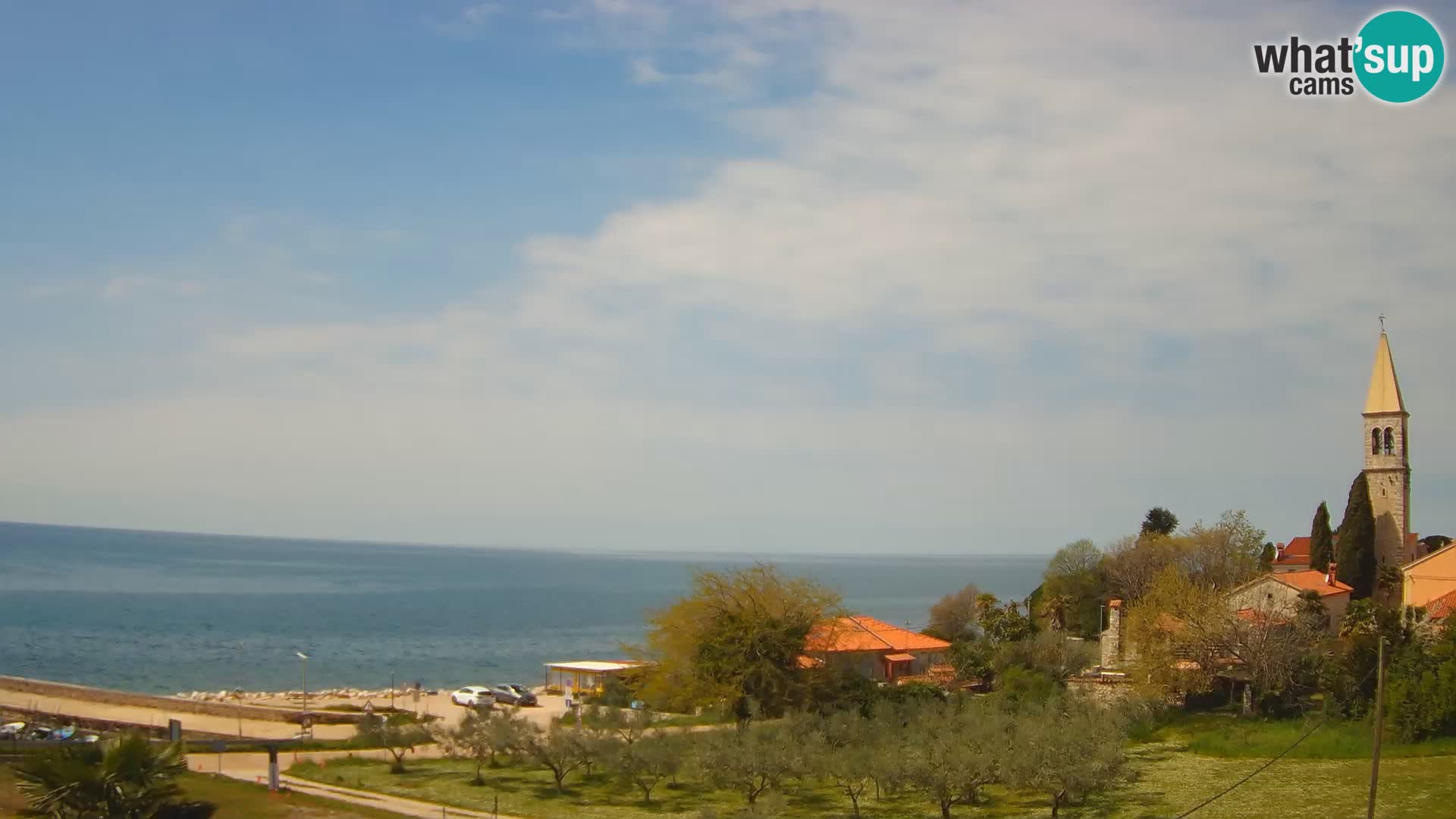 Umag Webcam en direct Lovrečica / San Lorenzo – Istrie – Croatie