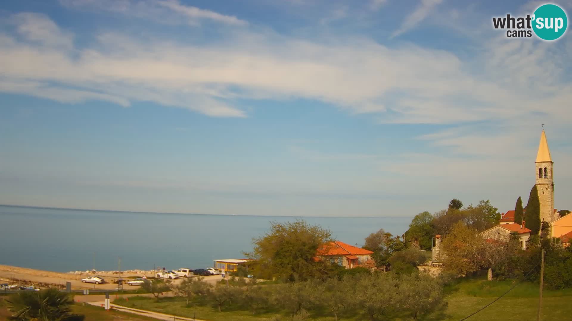 Umag Webcam uživo Lovrečica / San Lorenzo – Istra – Hrvatska