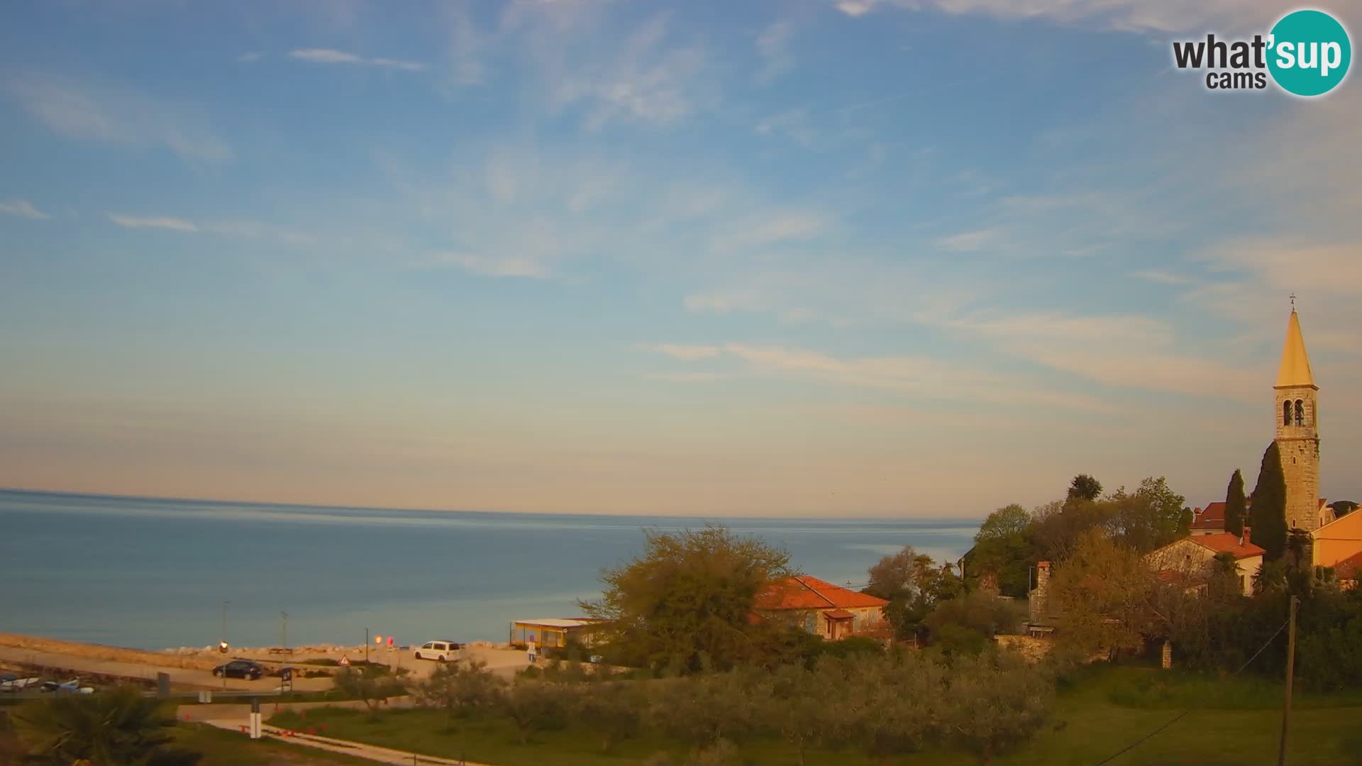 Umag Webcam uživo Lovrečica / San Lorenzo – Istra – Hrvatska