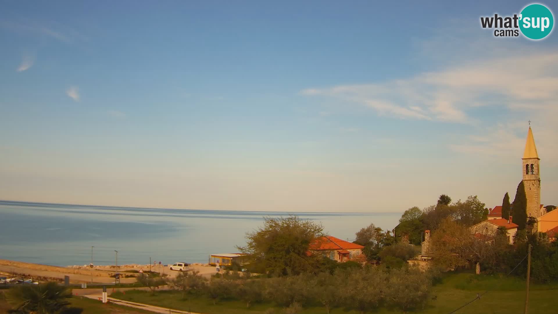 Umag spletna kamera Lovrečica – Istra – Hrvaška