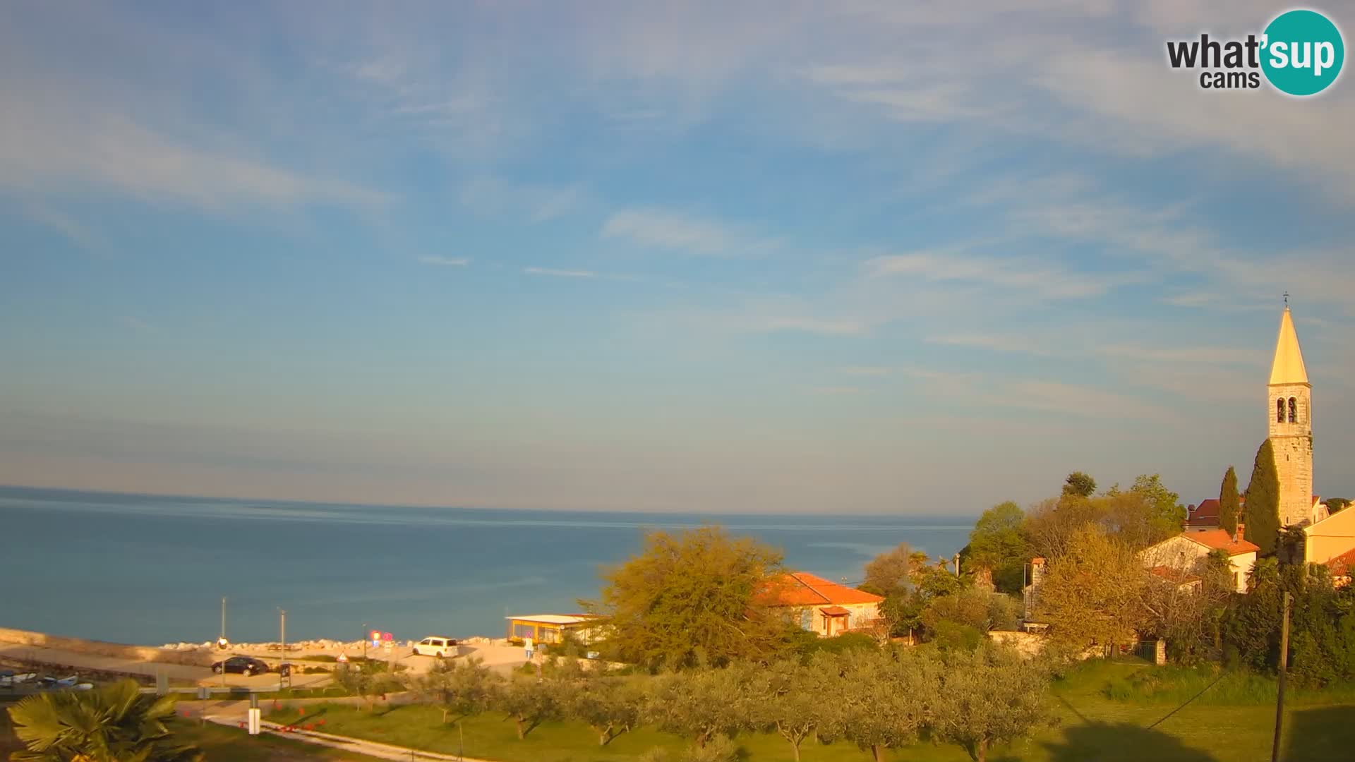 Umag spletna kamera Lovrečica – Istra – Hrvaška