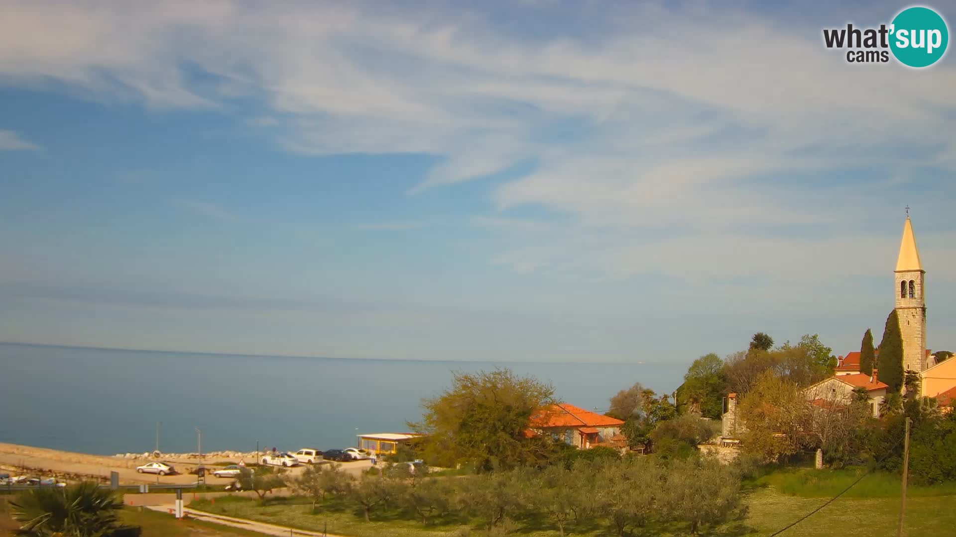 Umag Webcam uživo Lovrečica / San Lorenzo – Istra – Hrvatska