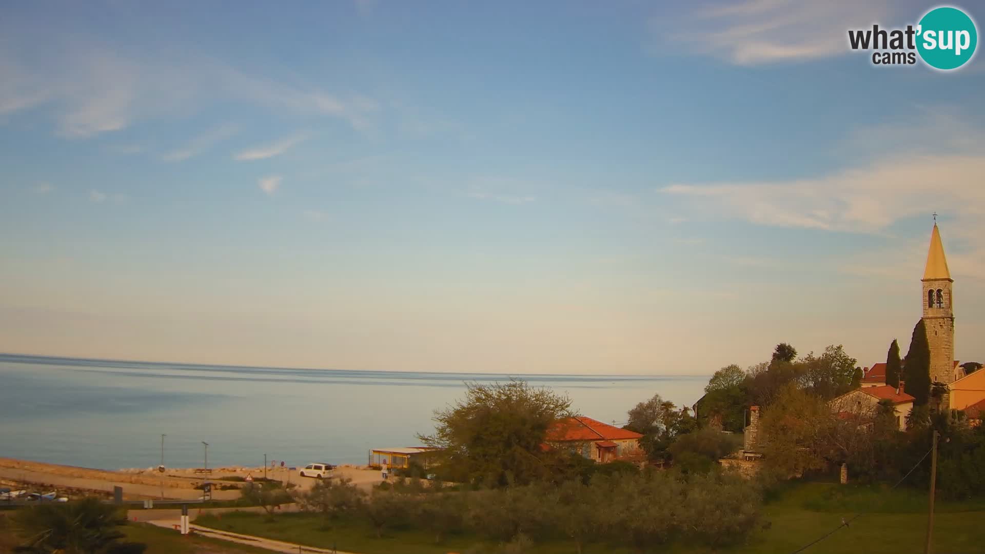Umag spletna kamera Lovrečica – Istra – Hrvaška