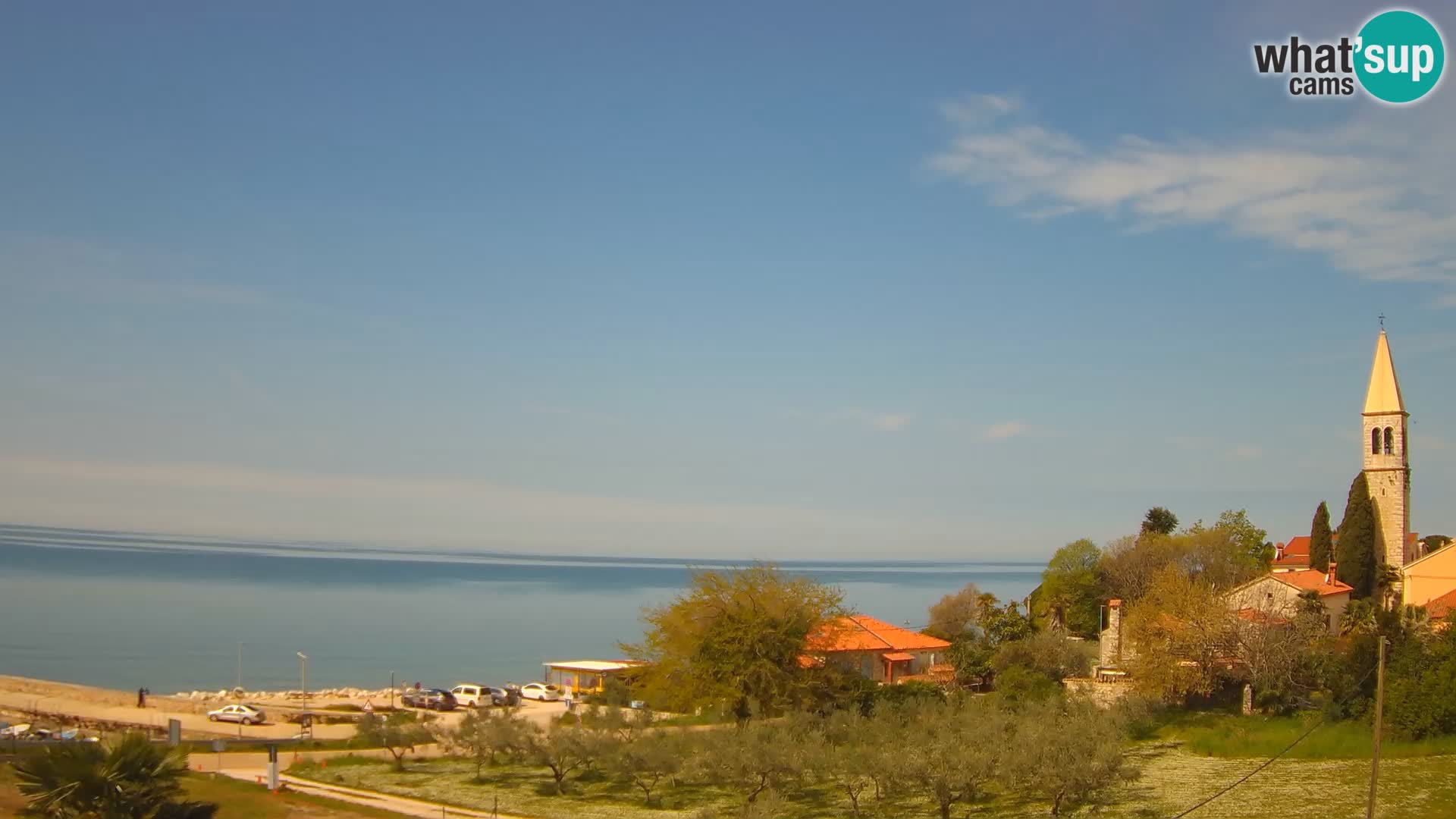 Umag spletna kamera Lovrečica – Istra – Hrvaška