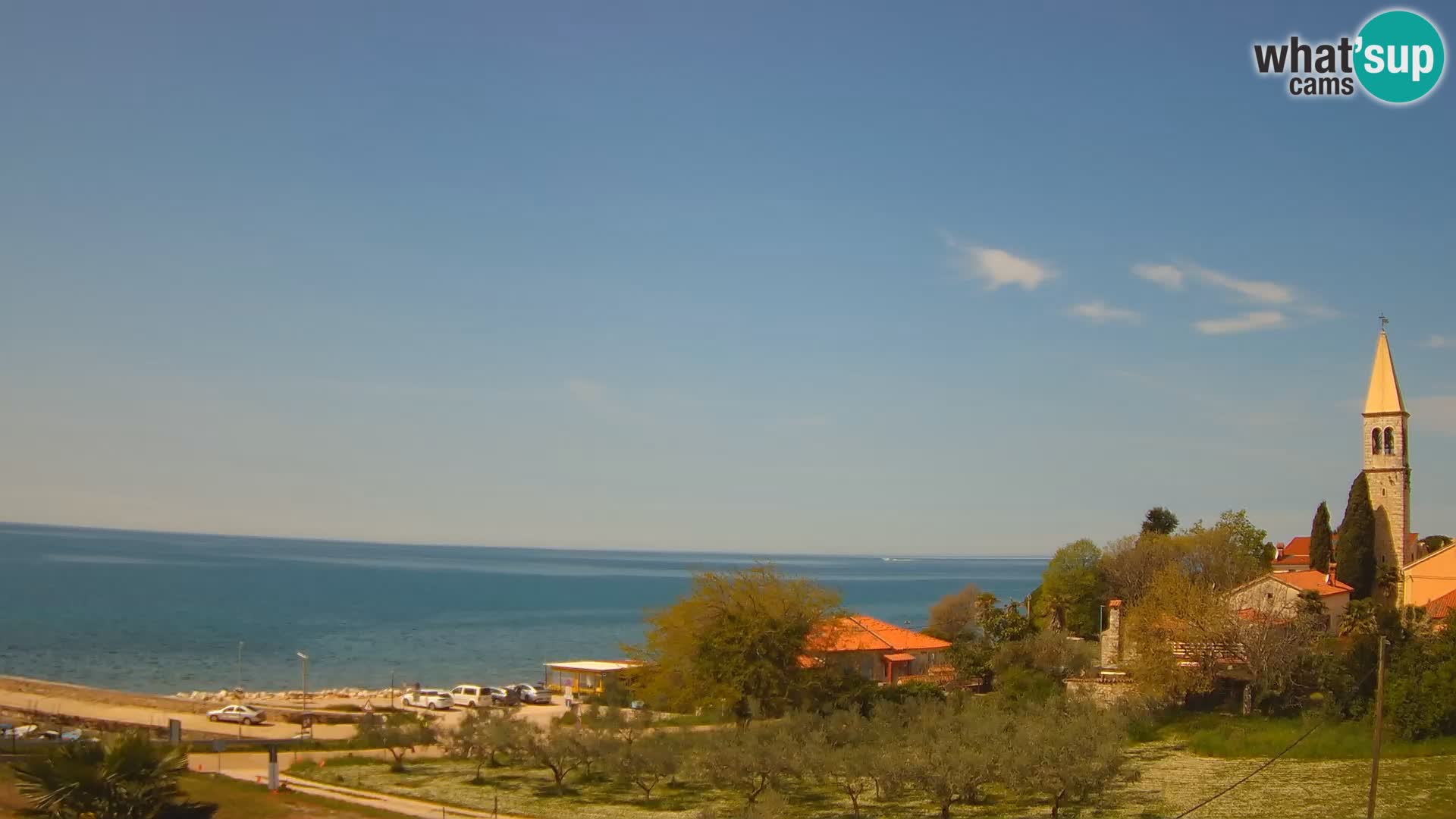 Umag Webcam uživo Lovrečica / San Lorenzo – Istra – Hrvatska