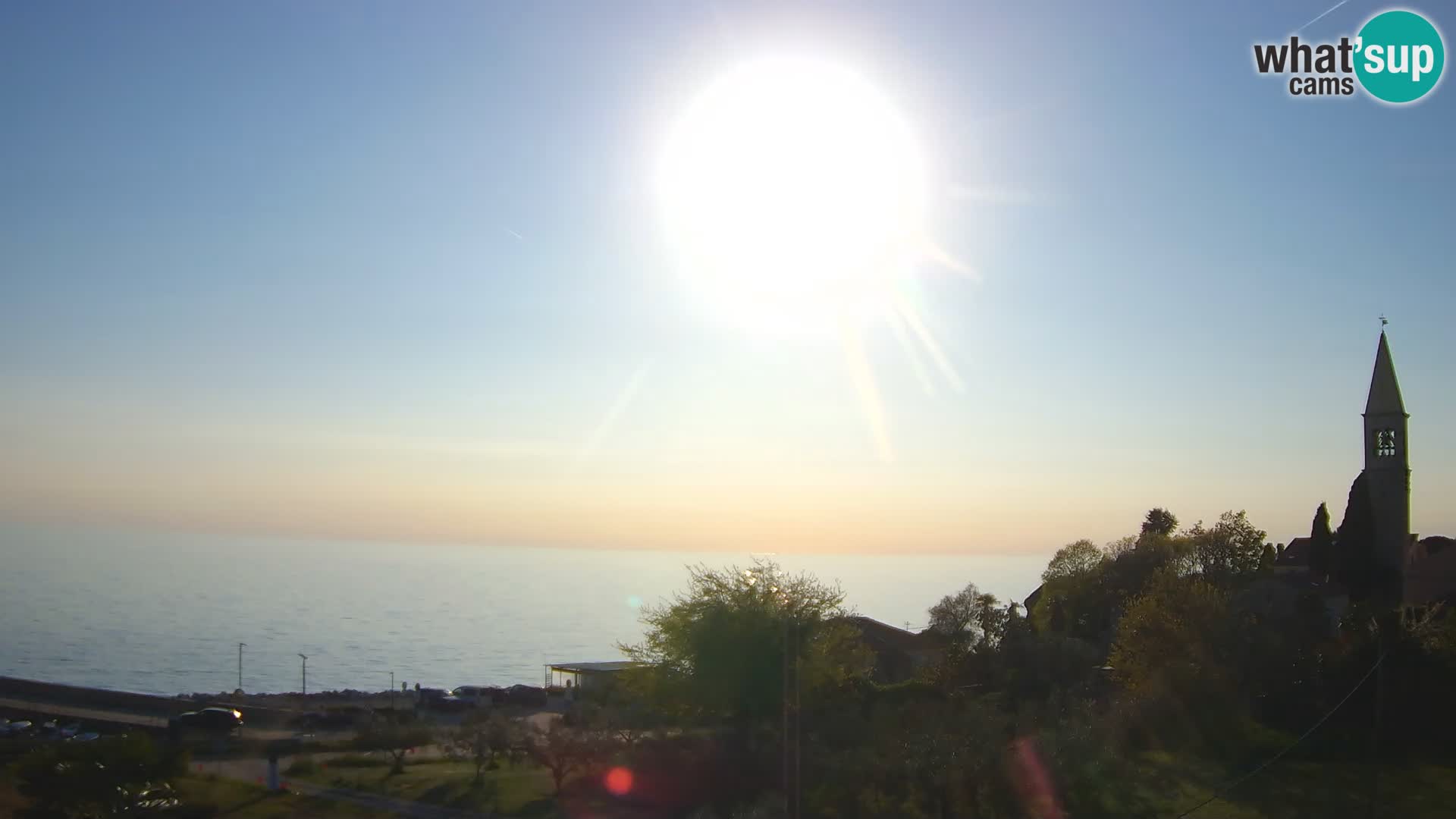 Umag Webcam en direct Lovrečica / San Lorenzo – Istrie – Croatie