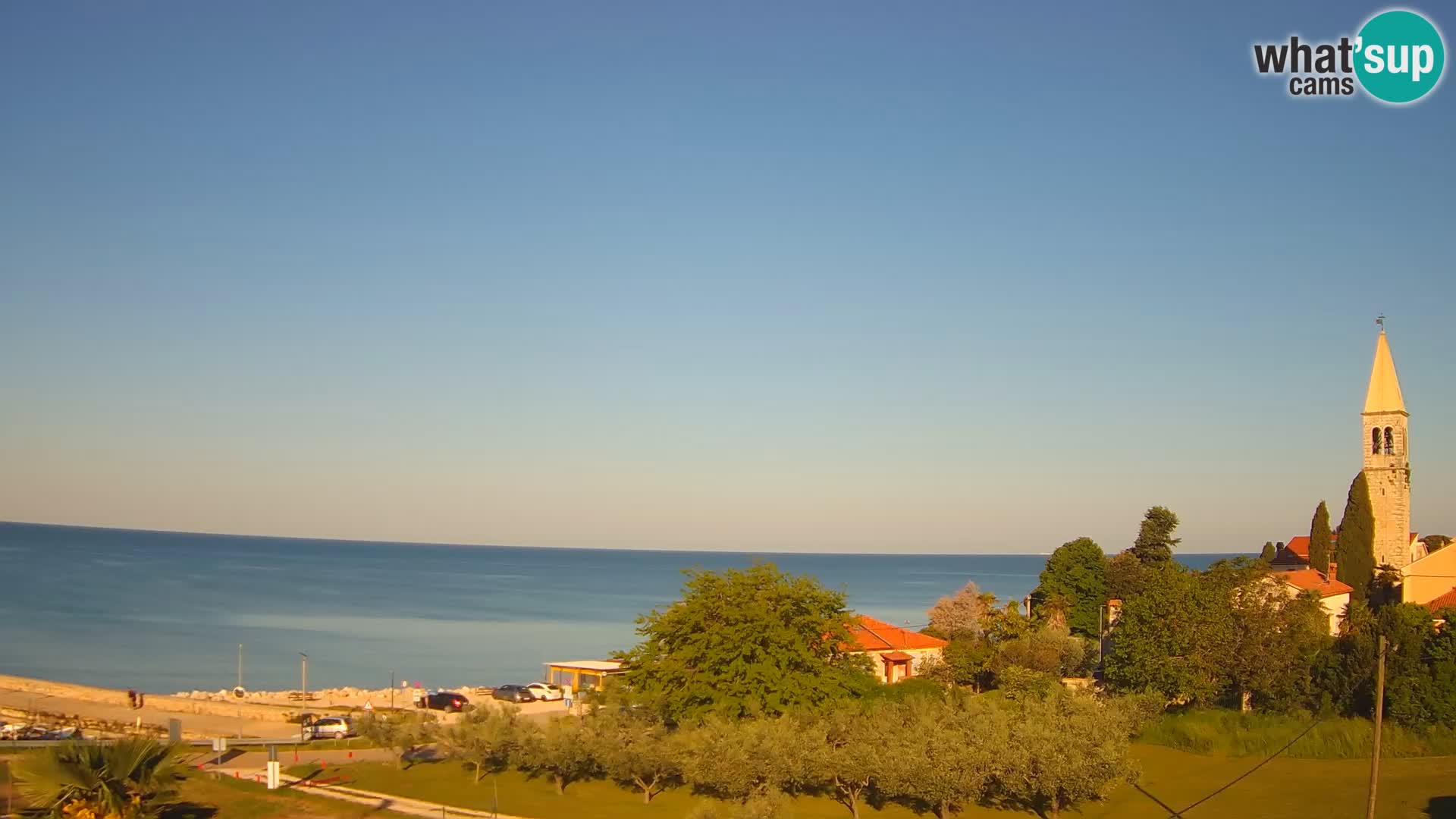 Umag Webcam en direct Lovrečica / San Lorenzo – Istrie – Croatie