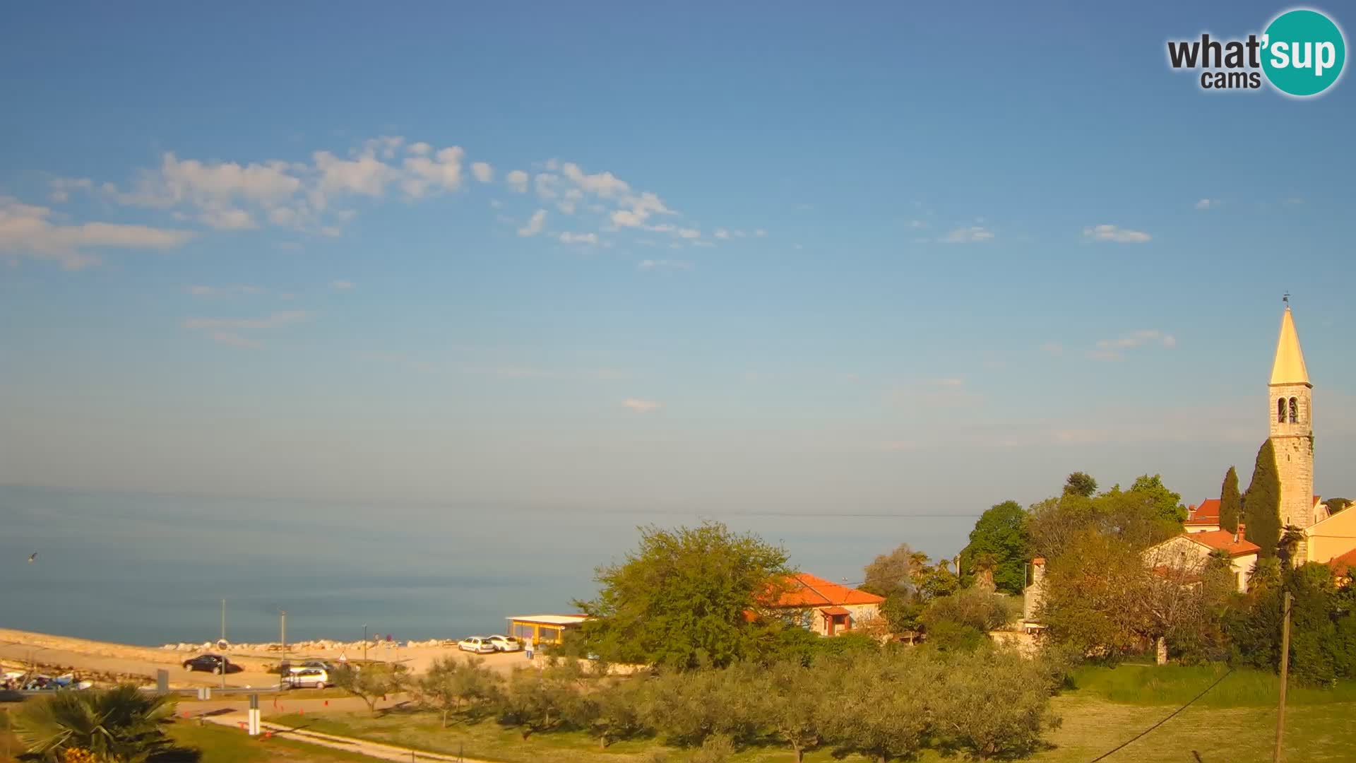 Umag Webcam en direct Lovrečica / San Lorenzo – Istrie – Croatie