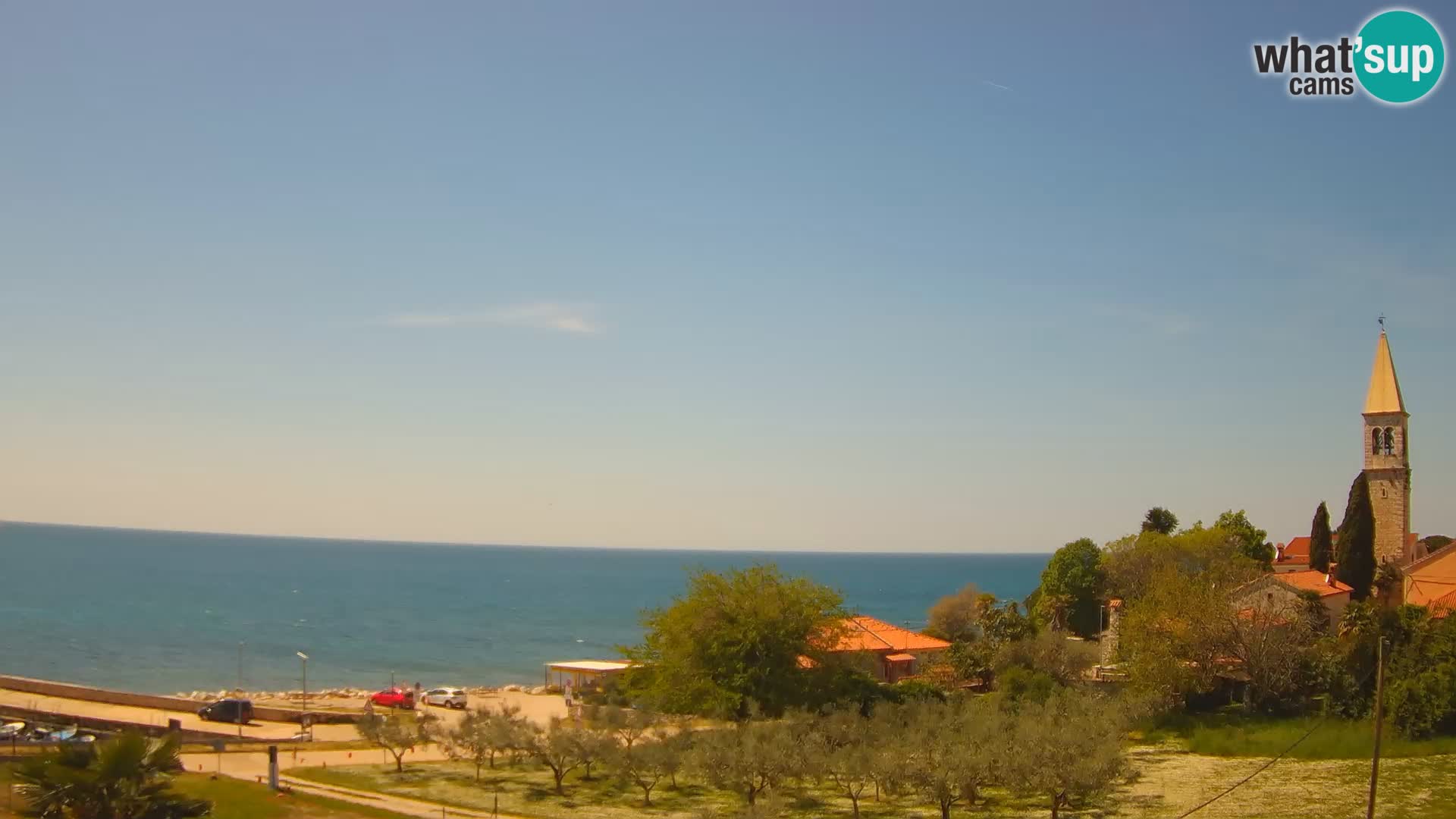 Umag Webcam en direct Lovrečica / San Lorenzo – Istrie – Croatie