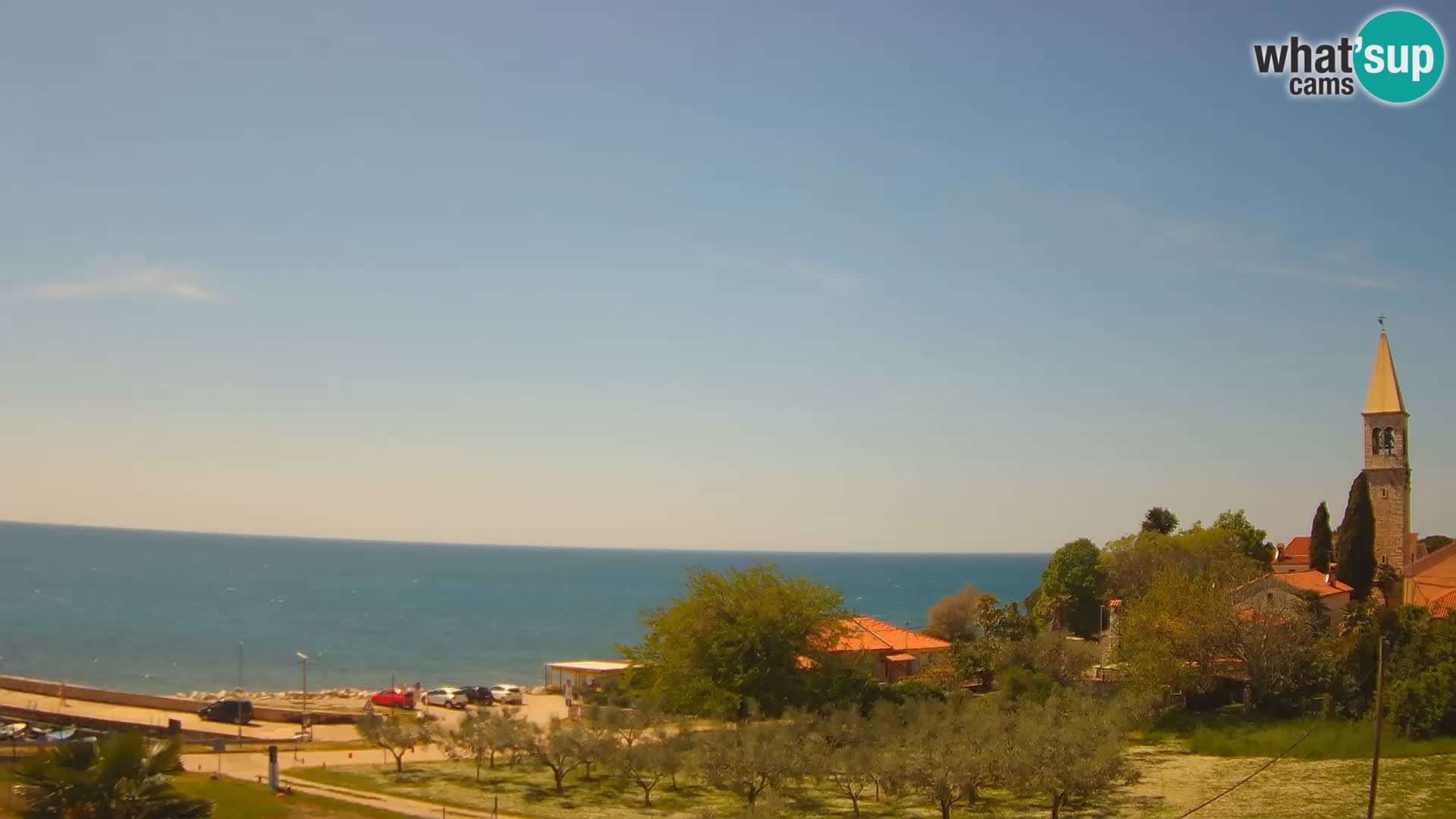 Umag Webcam en direct Lovrečica / San Lorenzo – Istrie – Croatie