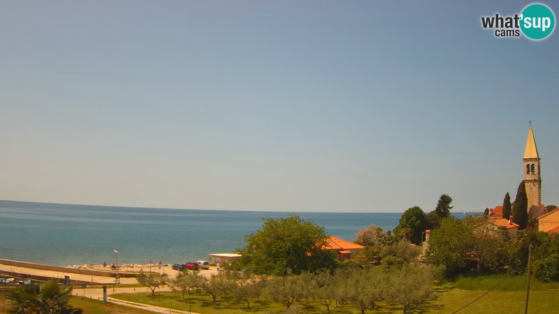 Umag Webcam en direct Lovrečica / San Lorenzo – Istrie – Croatie