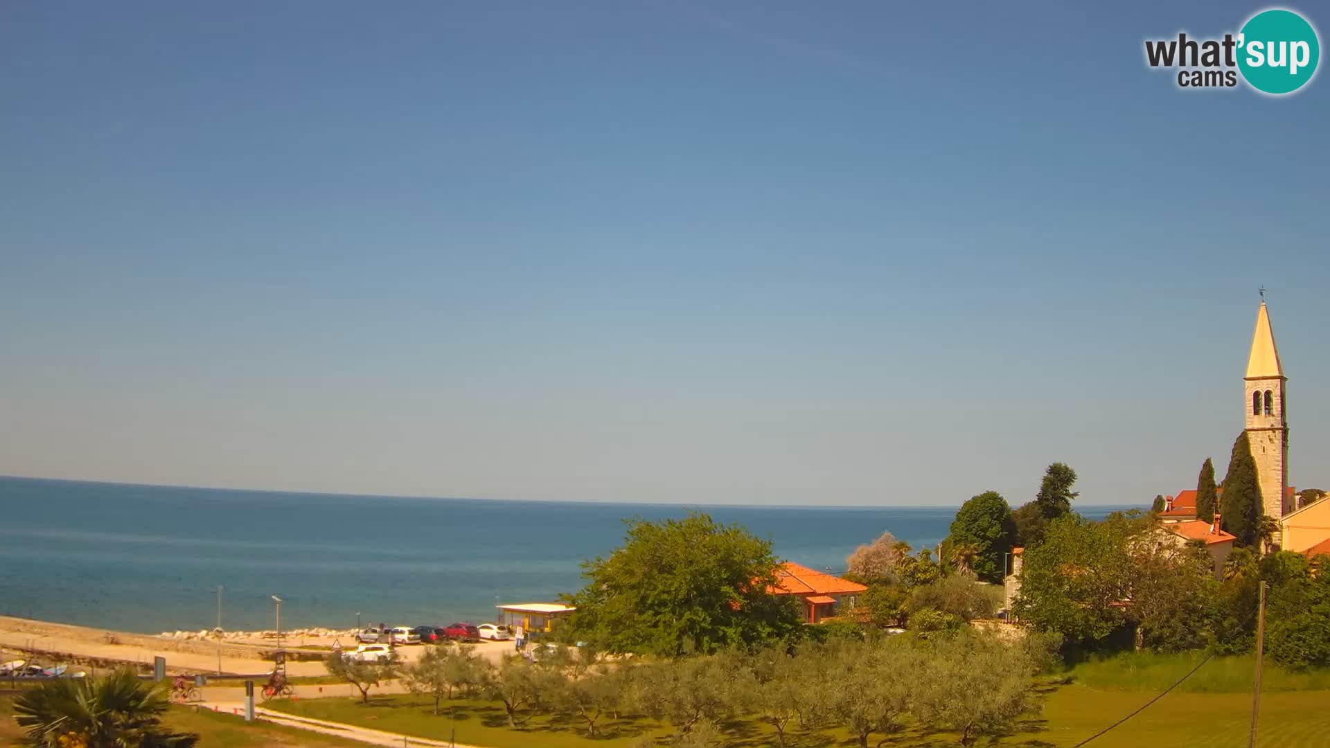 Umag Webcam en direct Lovrečica / San Lorenzo – Istrie – Croatie